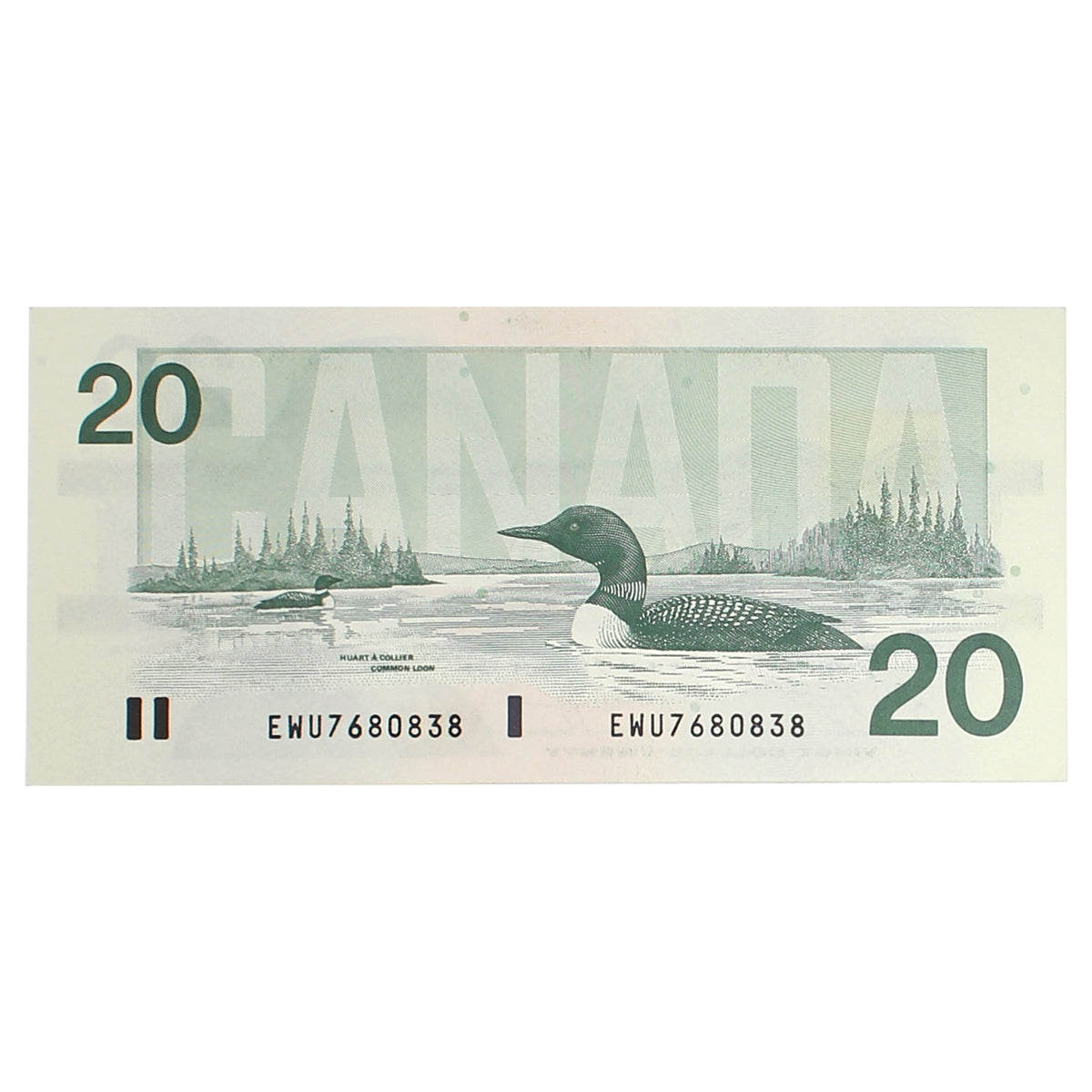 BC-58d 1991 Canada $20 Knight-Dodge, EWU, AU