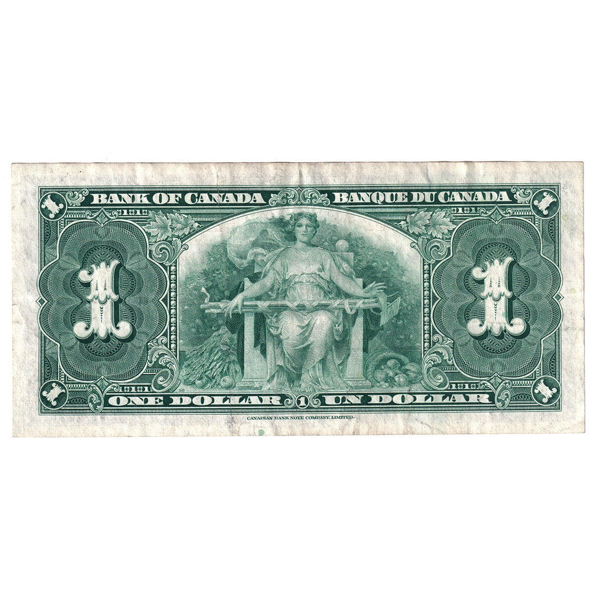 BC-21d 1937 Canada $1 Coyne-Towers, R/M, VF-EF (VF30)