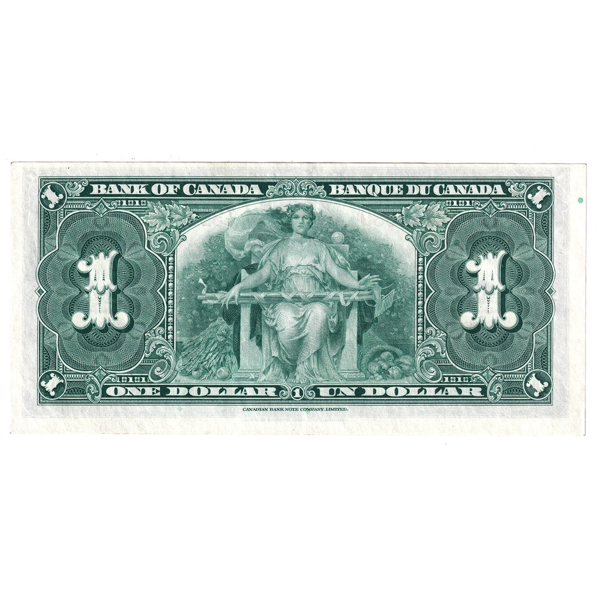 BC-21d 1937 Canada $1 Coyne-Towers, T/M, Almost Uncirculated (AU50)