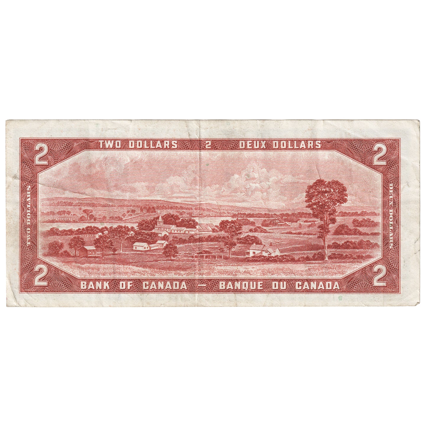 BC-38a 1954 Canada $2 Beattie-Coyne, K/B, VF-EF