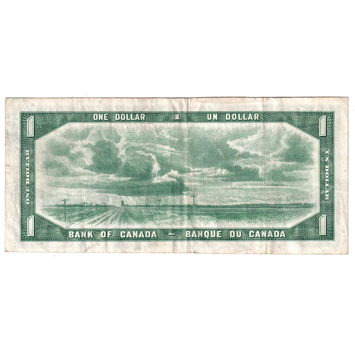 BC-29b 1954 Canada $1 Beattie-Coyne, Devil's Face, H/A, VF-EF (VF30)