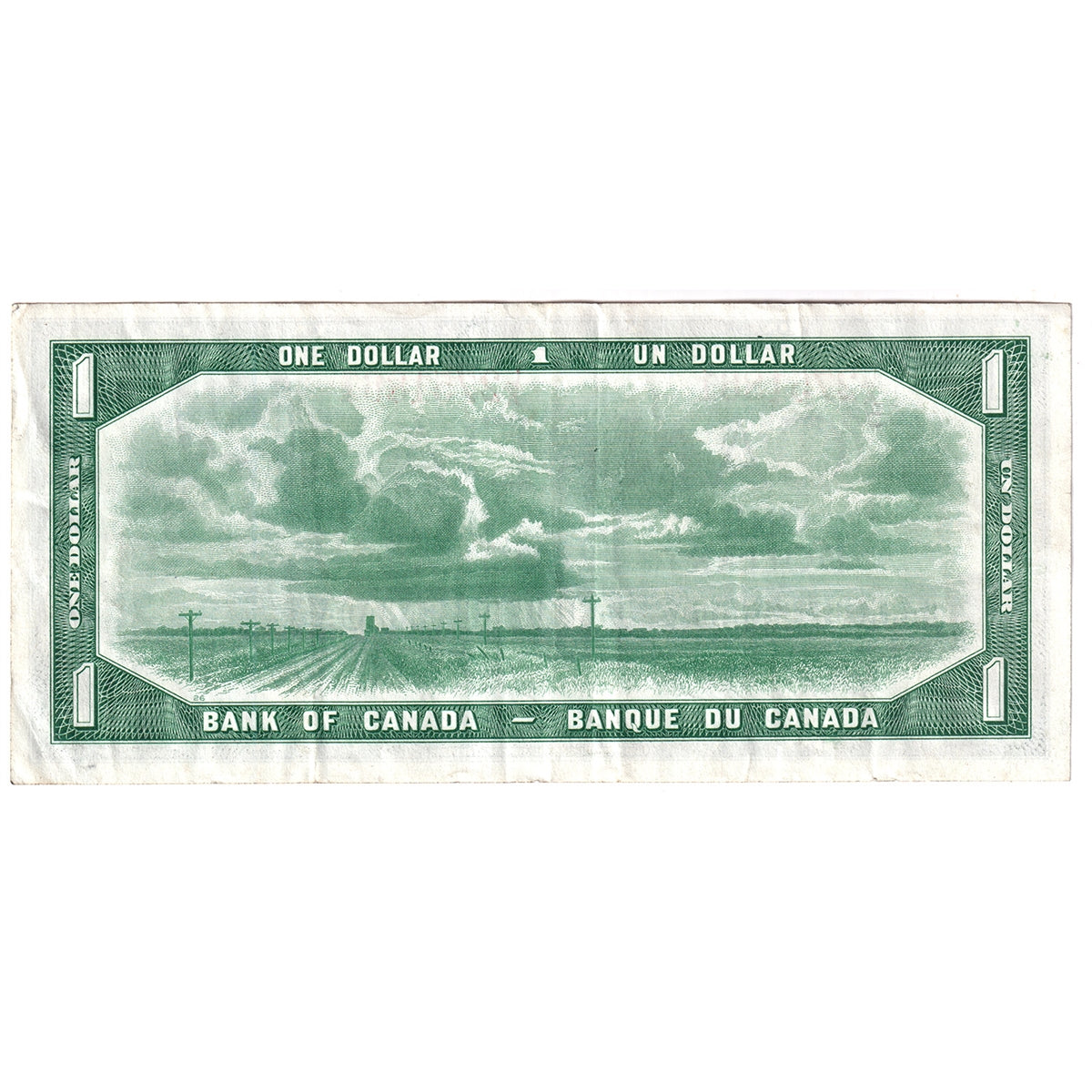 BC-29b 1954 Canada $1 Beattie-Coyne, Devil's Face, L/A, VF-EF