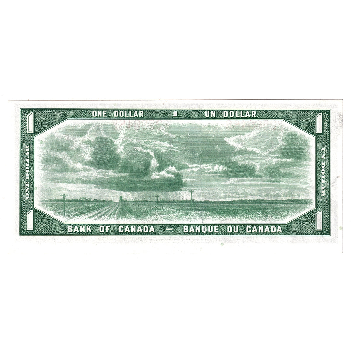 BC-37a 1954 Canada $1 Beattie-Coyne, D/N, AU-UNC (AU55)