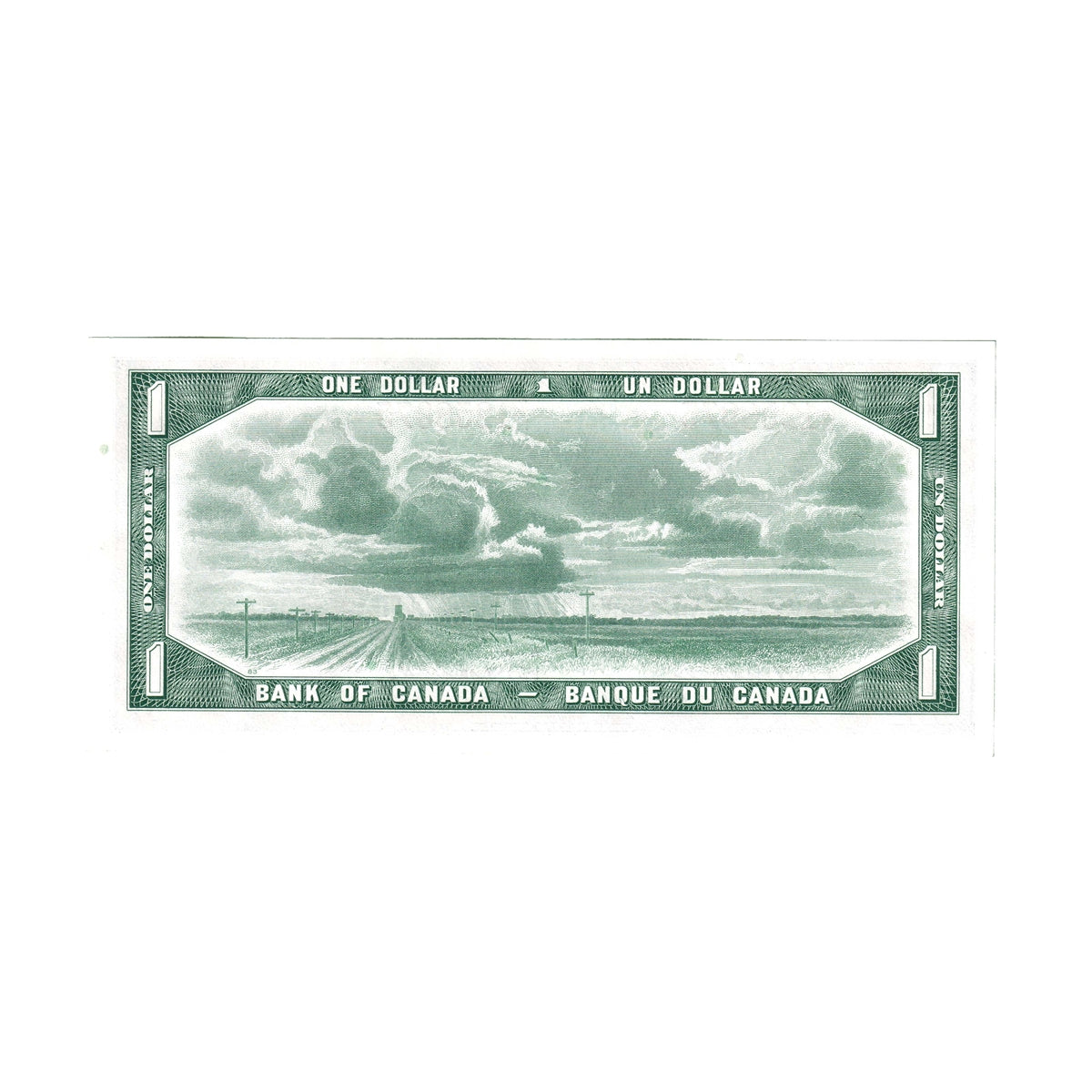 BC-37b 1954 Canada $1 Beattie-Rasminsky, I/N, Uncirculated (MS60)