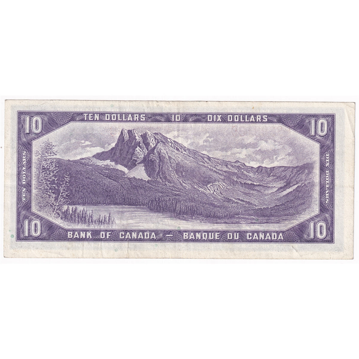 BC-40a 1954 Canada $10 Beattie-Coyne, B/T, Very Fine (VF20)