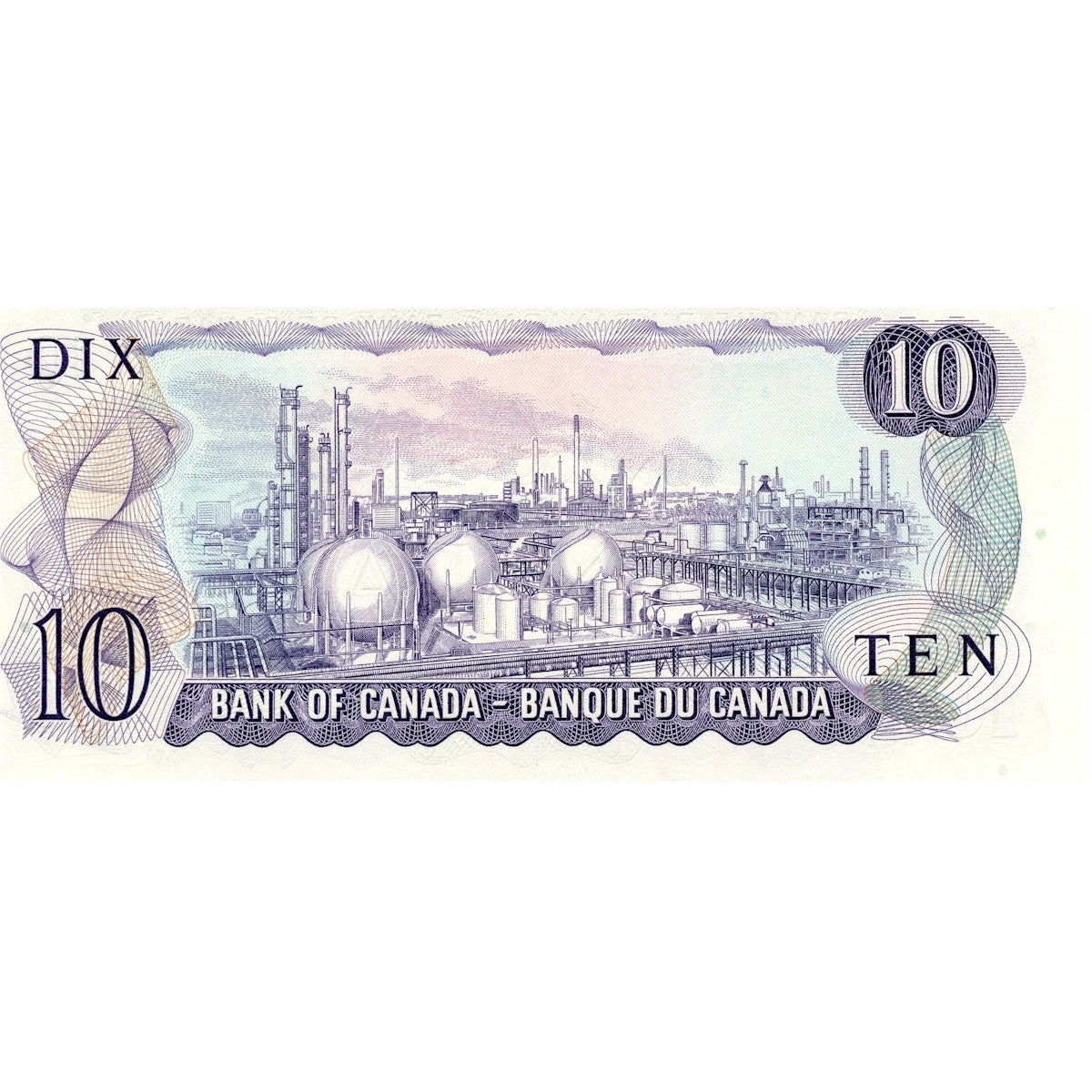 BC-49a 1971 Canada $10 Beattie-Rasminsky, DG, Uncirculated (MS60)