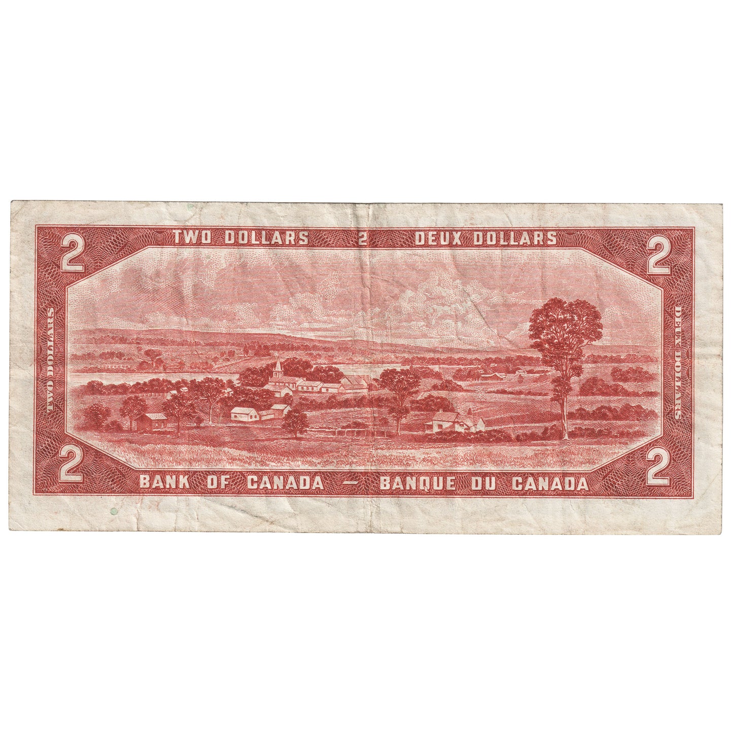 BC-38a 1954 Canada $2 Beattie-Coyne, K/B, F-VF