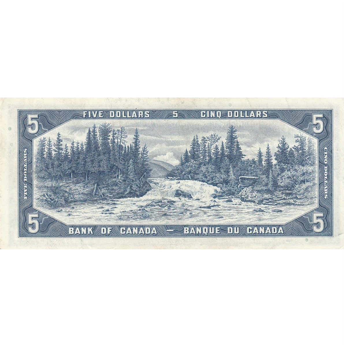 BC-39b 1954 Canada $5 Beattie-Rasminsky, M/S, VF-EF