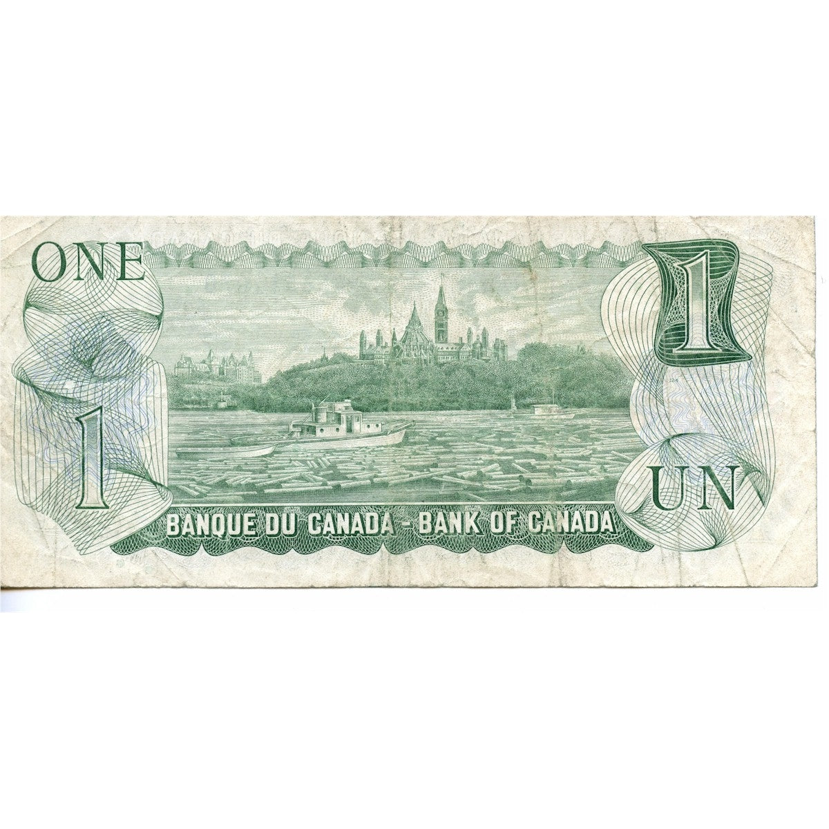 BC-46aA 1973 Canada $1 Lawson-Bouey, *GF, F