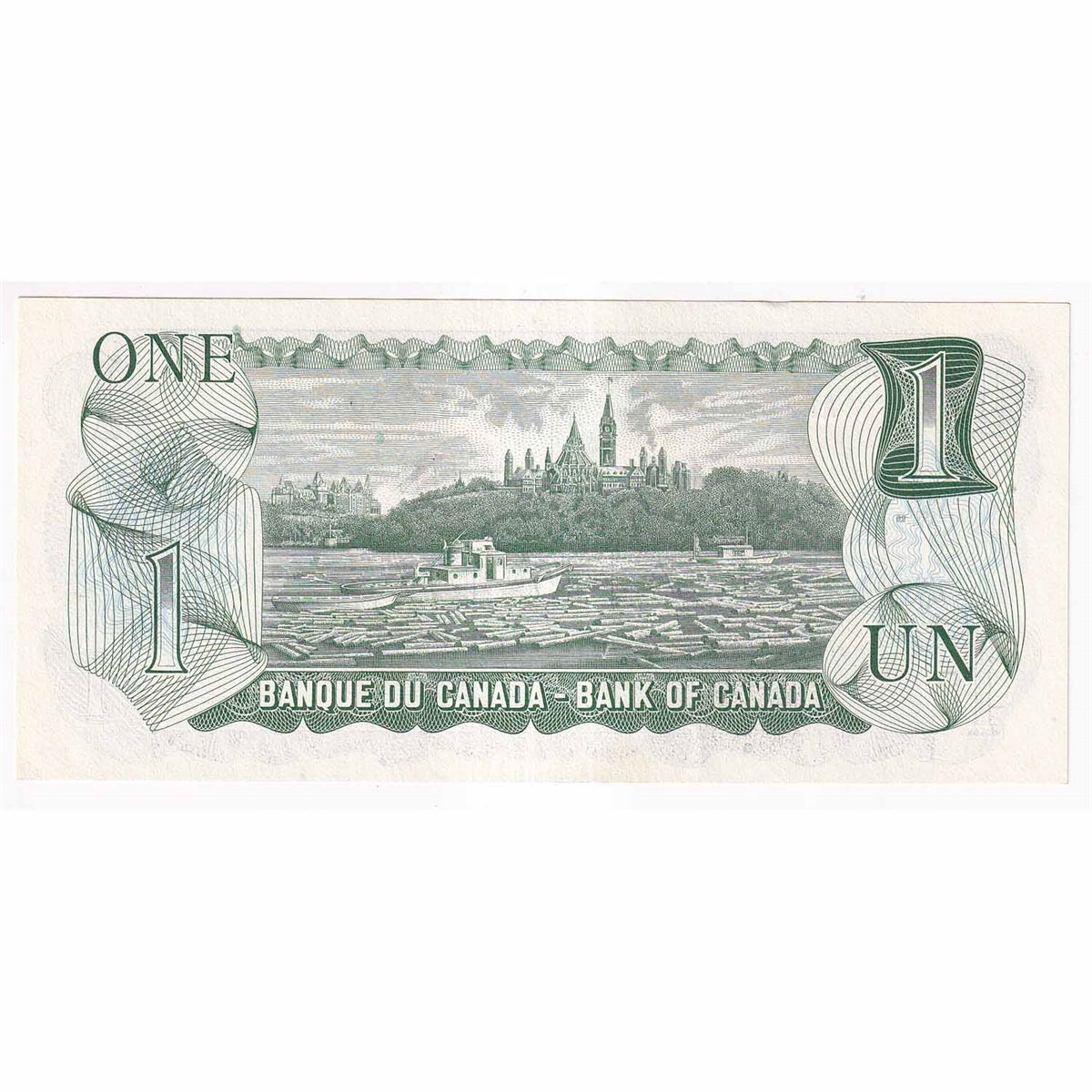 BC-46a-i 1973 Canada $1 Lawson-Bouey, AFF, Litho, AU-UNC (AU55)