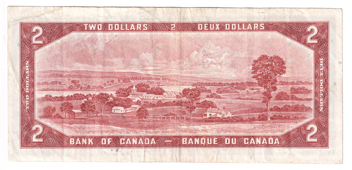 BC-38a 1954 Canada $2 Beattie-Coyne, O/B, Uncirculated (MS60)