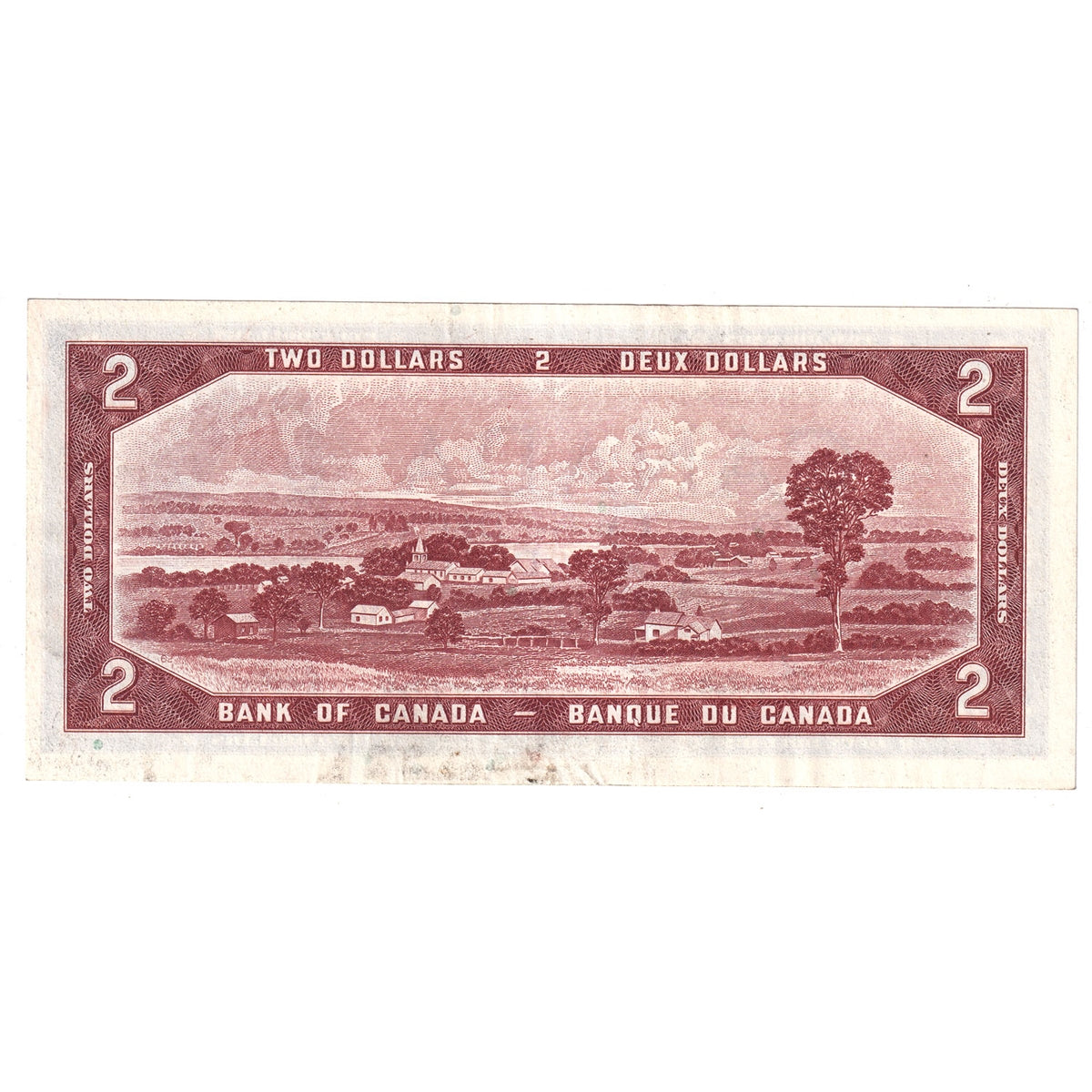 BC-38a 1954 Canada $2 Beattie-Coyne, A/R, Extra Fine (EF40)