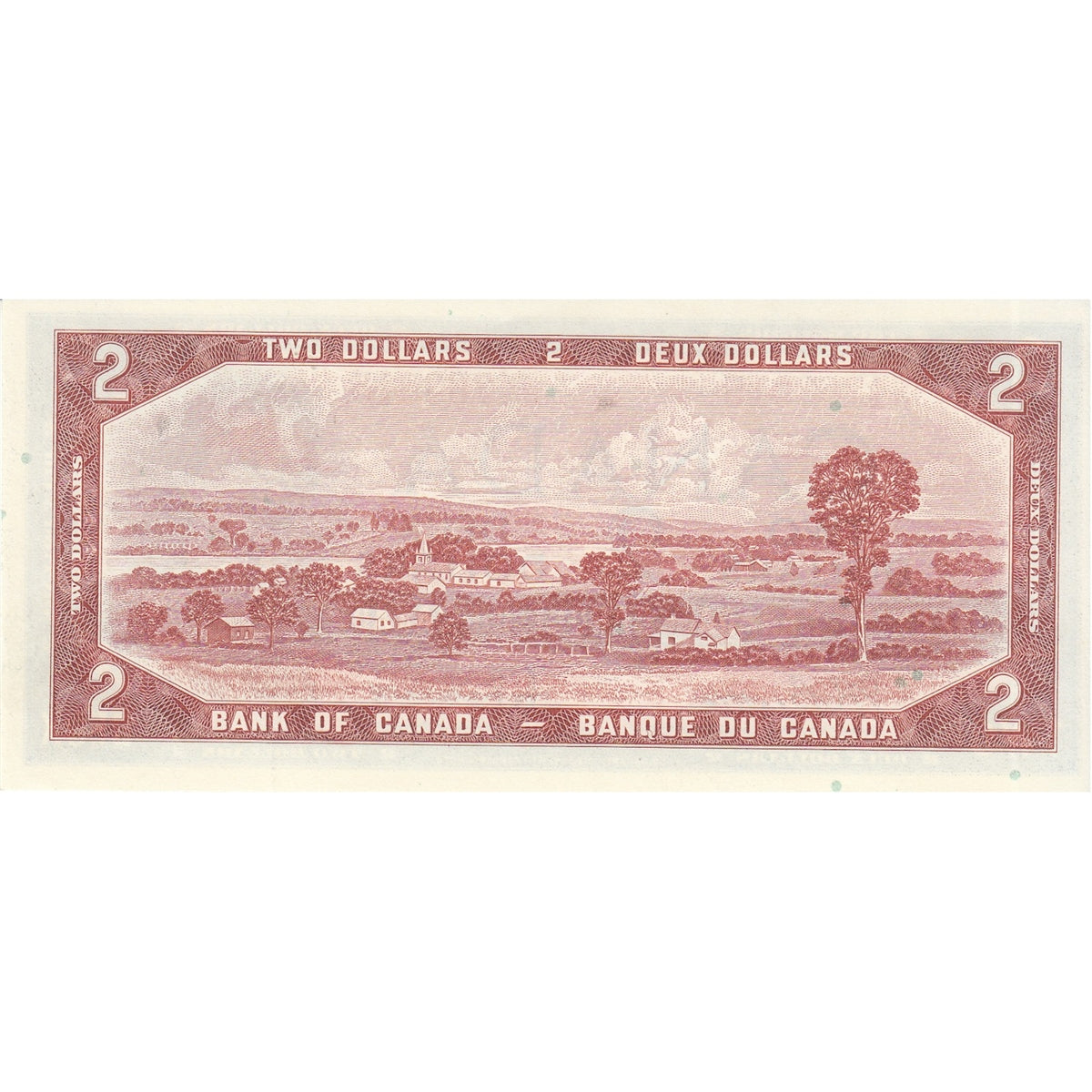 BC-38b 1954 Canada $2 Beattie-Rasminsky, U/R, Uncirculated (MS60)
