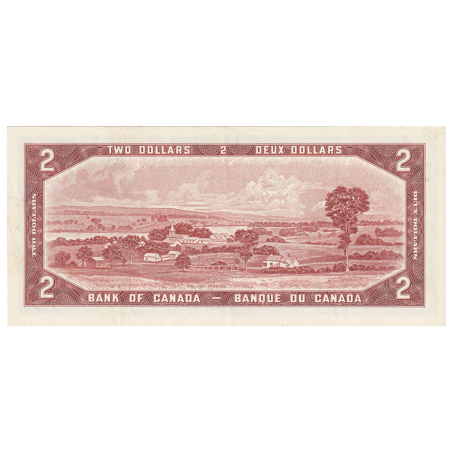 BC-38b 1954 Canada $2 Beattie-Rasminsky, W/R, Extra Fine (EF40)
