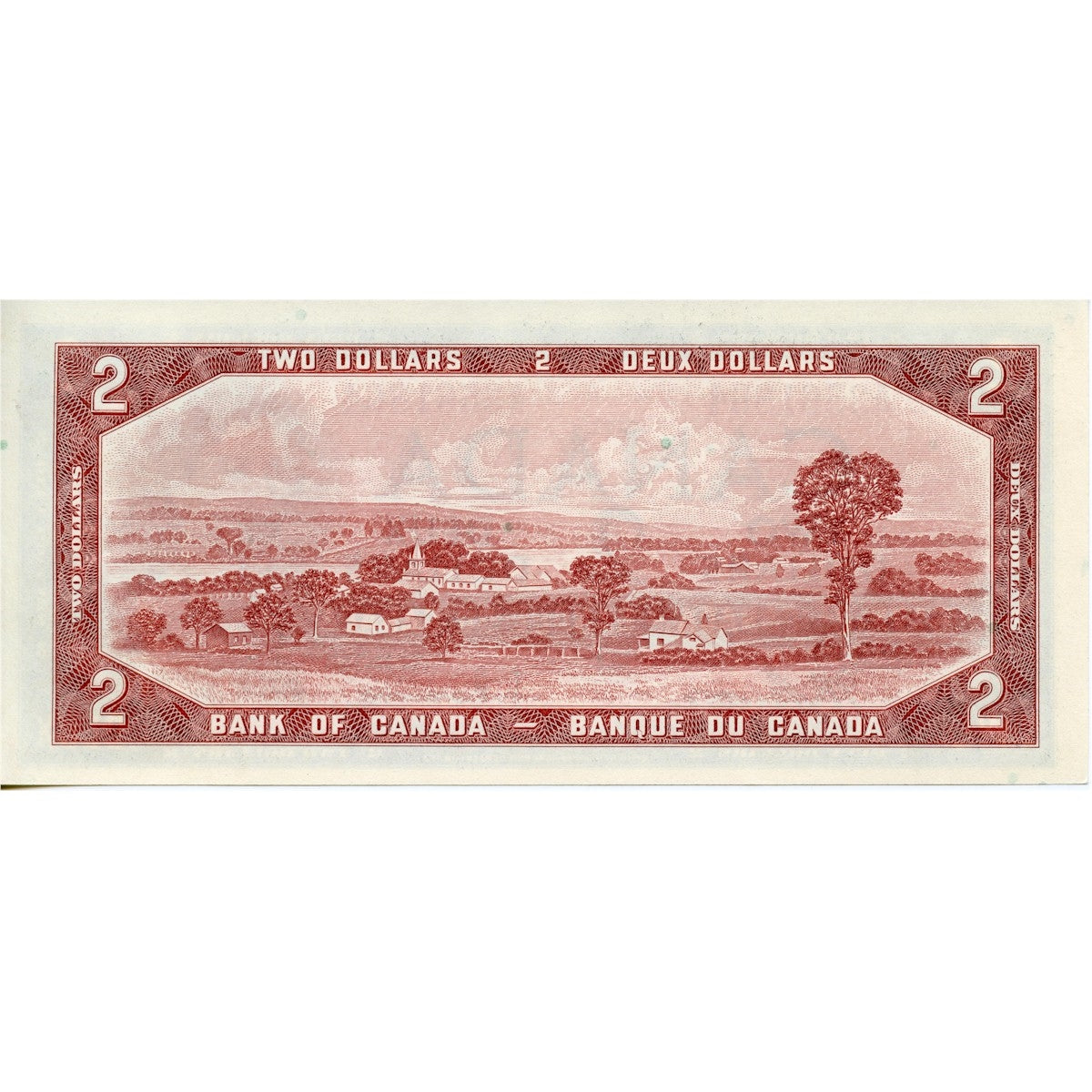 BC-38b 1954 Canada $2 Beattie-Rasminsky, X/R, Almost Uncirculated (AU50)
