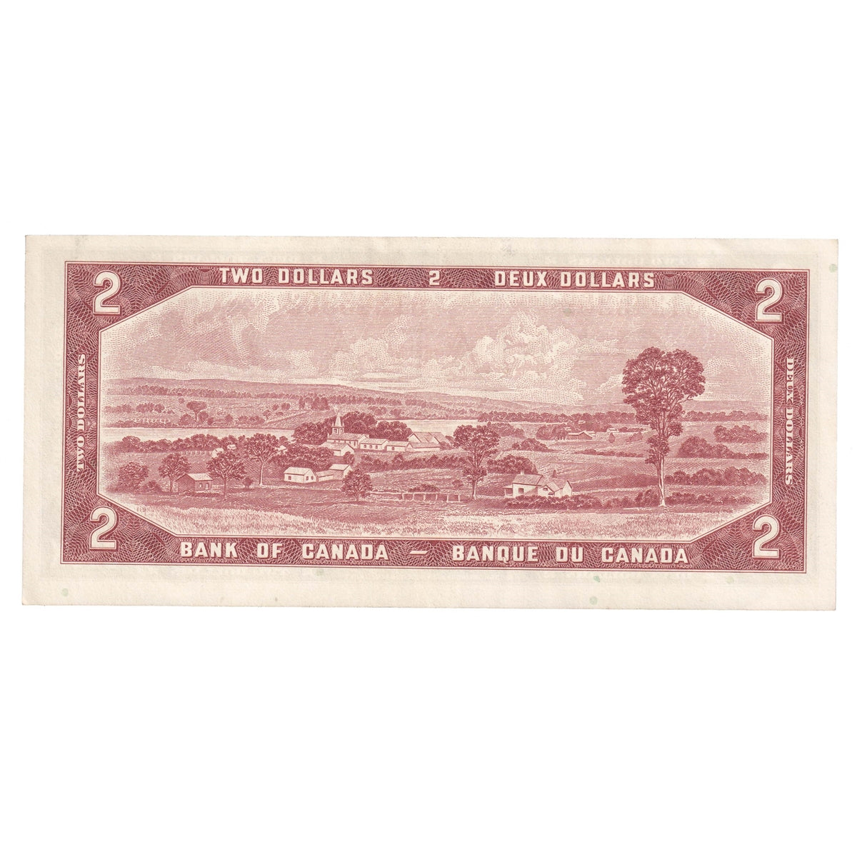 BC-38b 1954 Canada $2 Beattie-Rasminsky, A/U, Almost Uncirculated (AU50)
