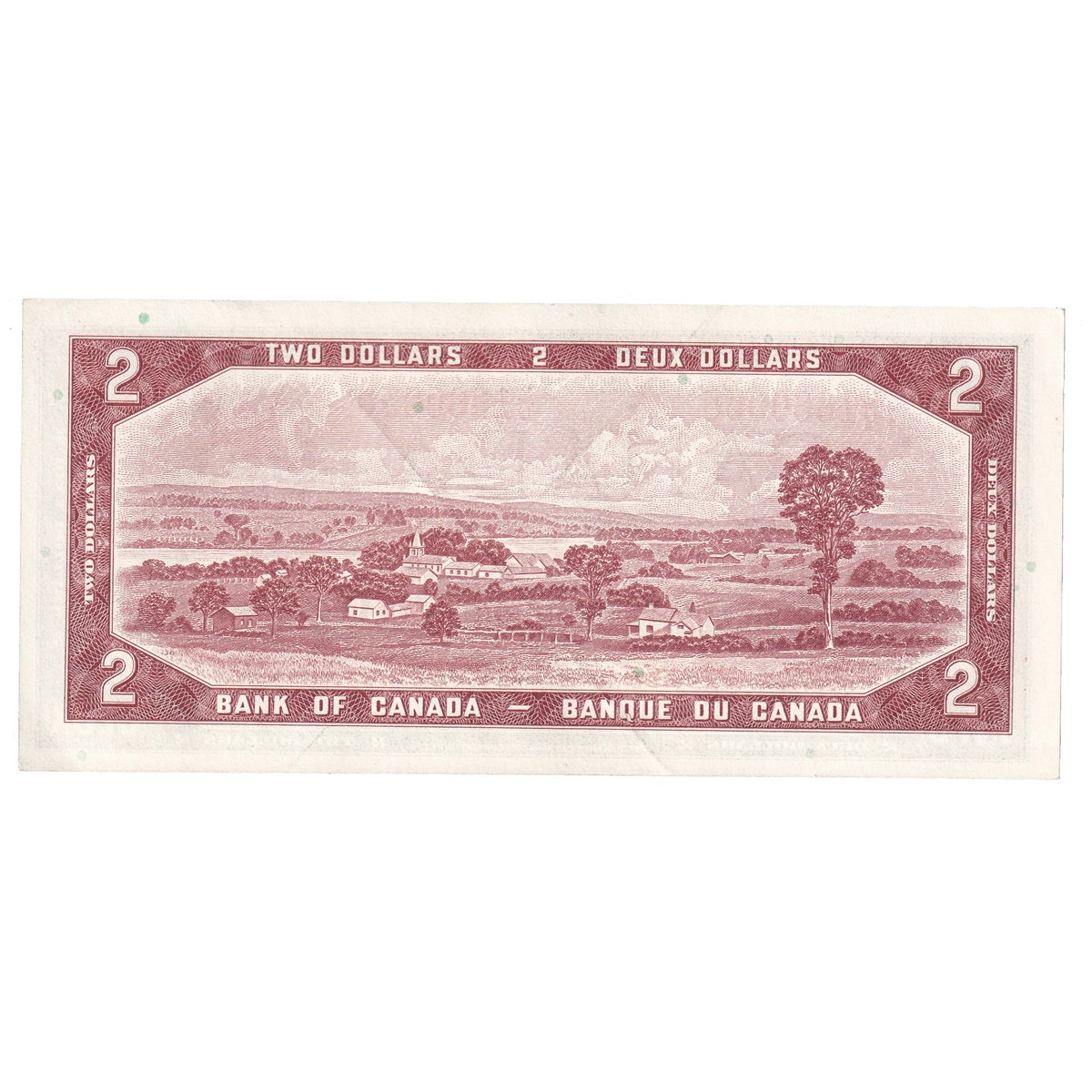 BC-38b 1954 Canada $2 Beattie-Rasminsky, L/U, Extra Fine (EF40)