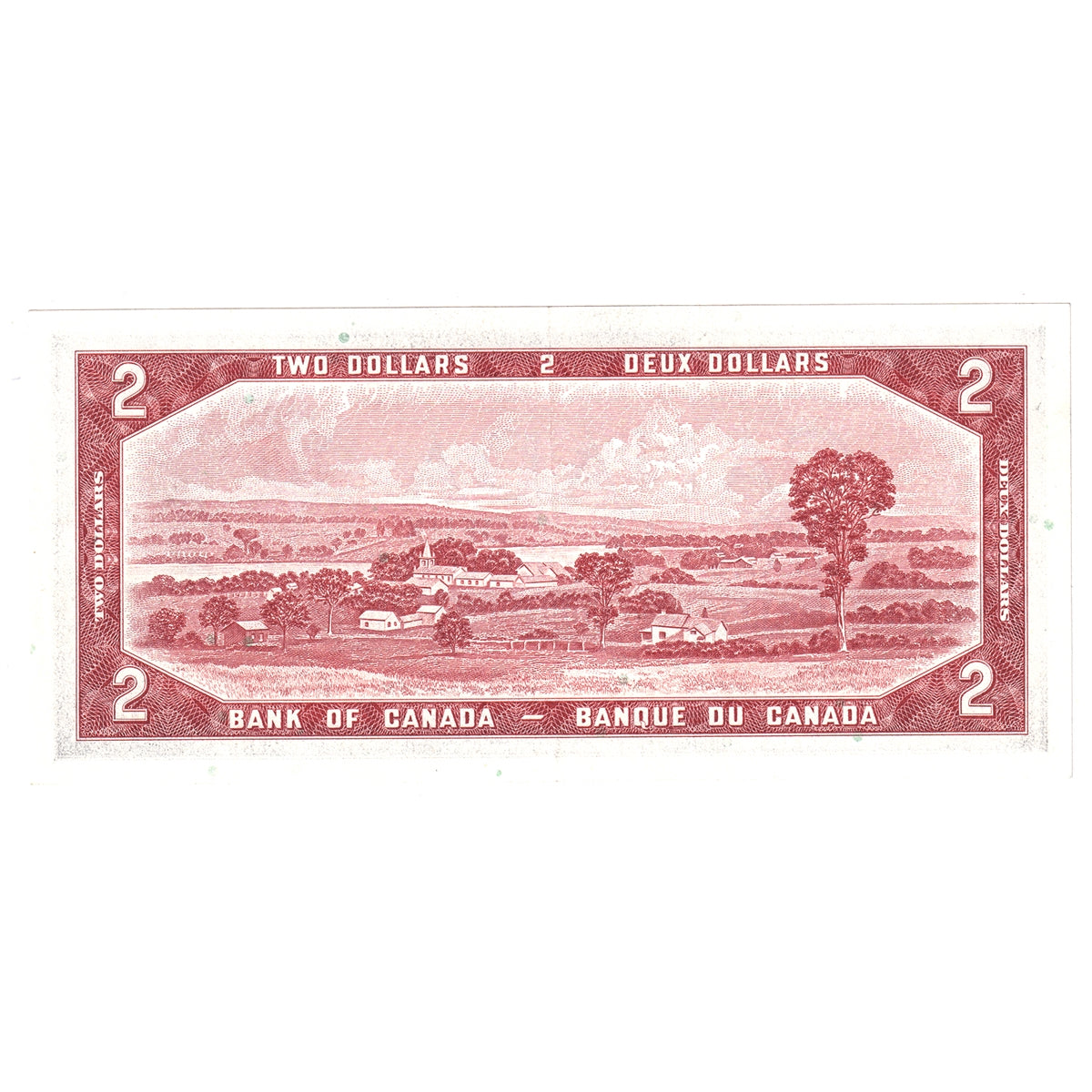 BC-38b 1954 Canada $2 Beattie-Rasminsky, R/U, EF-AU (EF45)