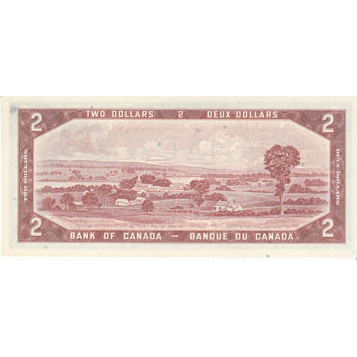 BC-38b 1954 Canada $2 Beattie-Rasminsky, T/U, AU-UNC (AU55)
