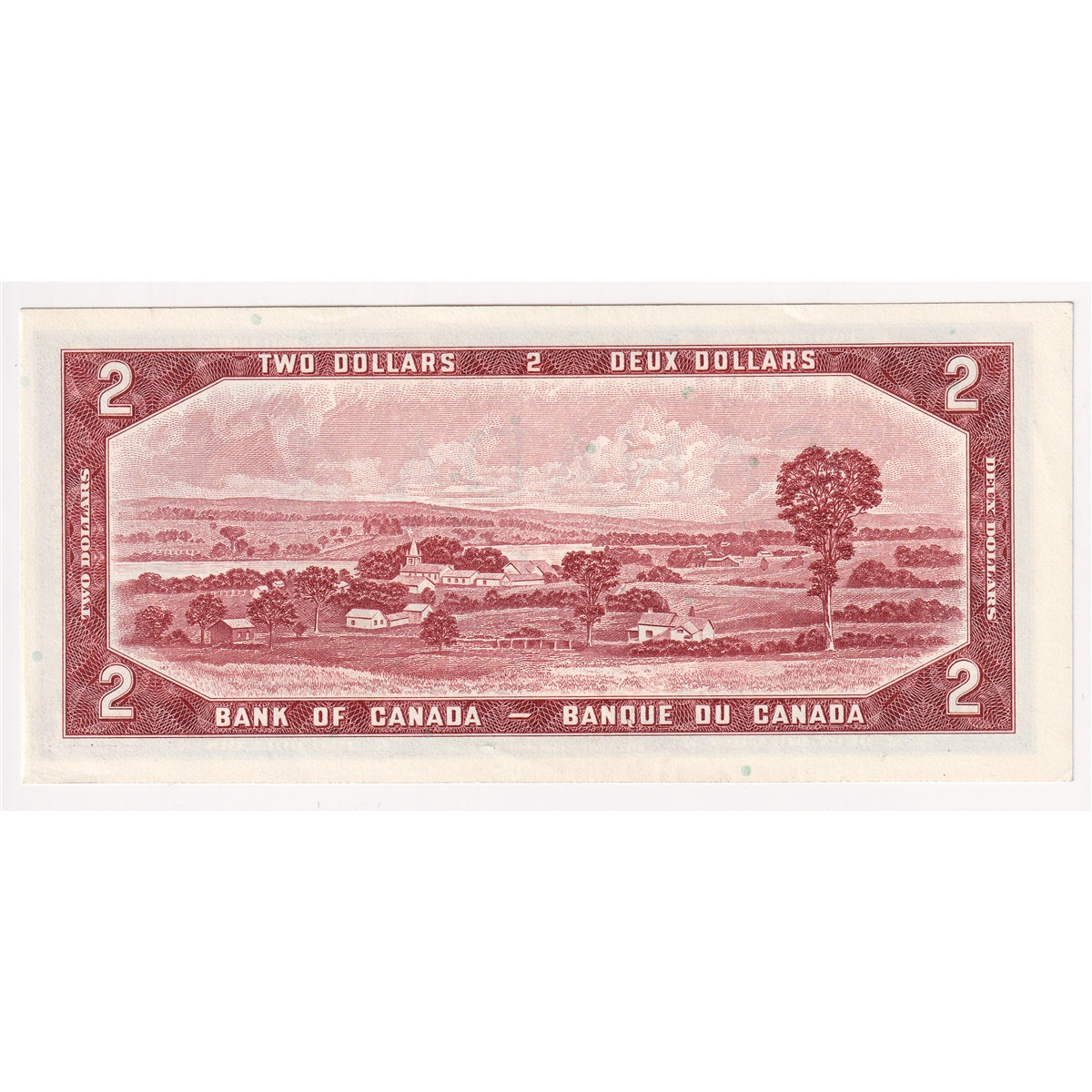 BC-38b 1954 Canada $2 Beattie-Rasminsky, W/U, AU-UNC (AU55)