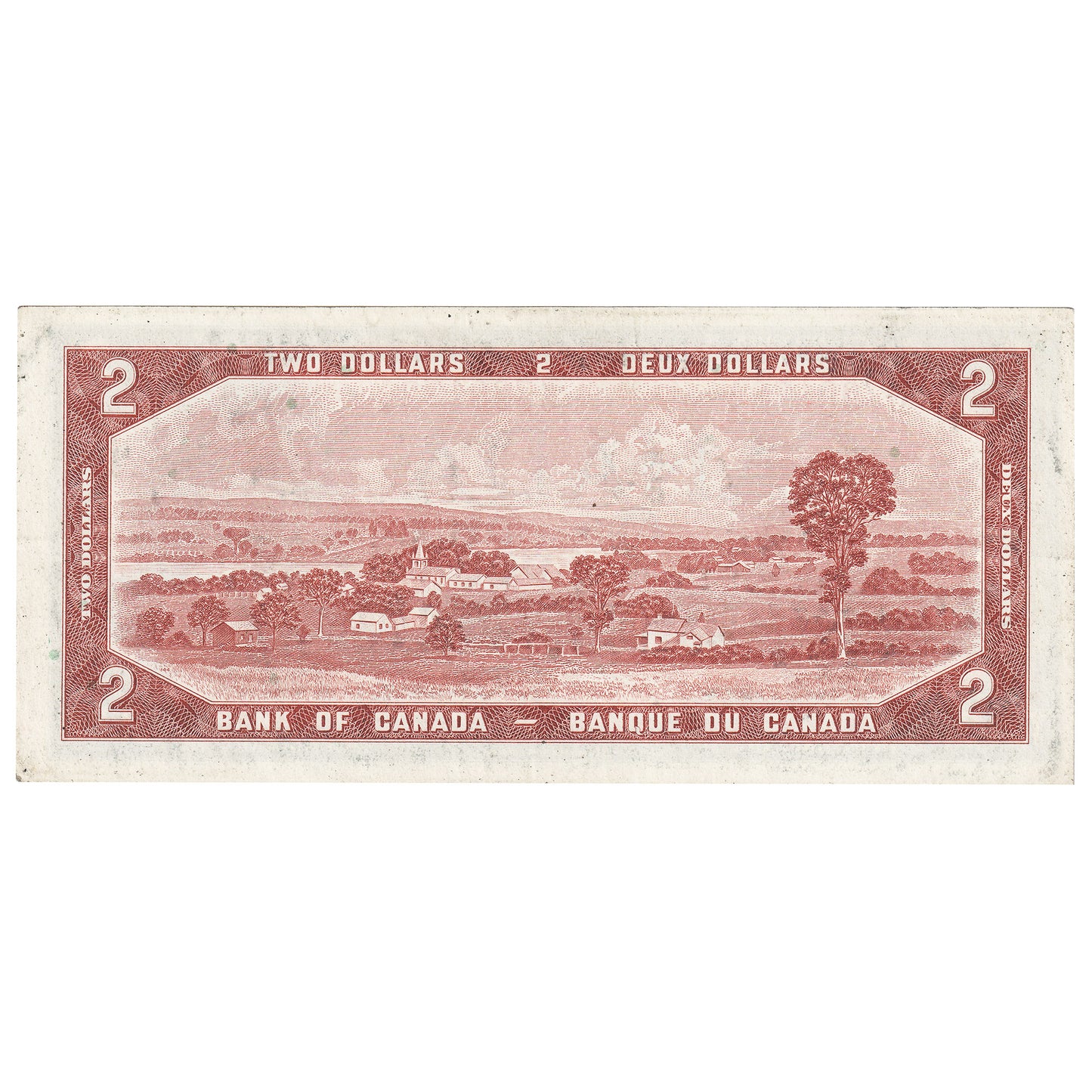 BC-38b 1954 Canada $2 Beattie-Rasminsky, W/U, Extra Fine (EF40)