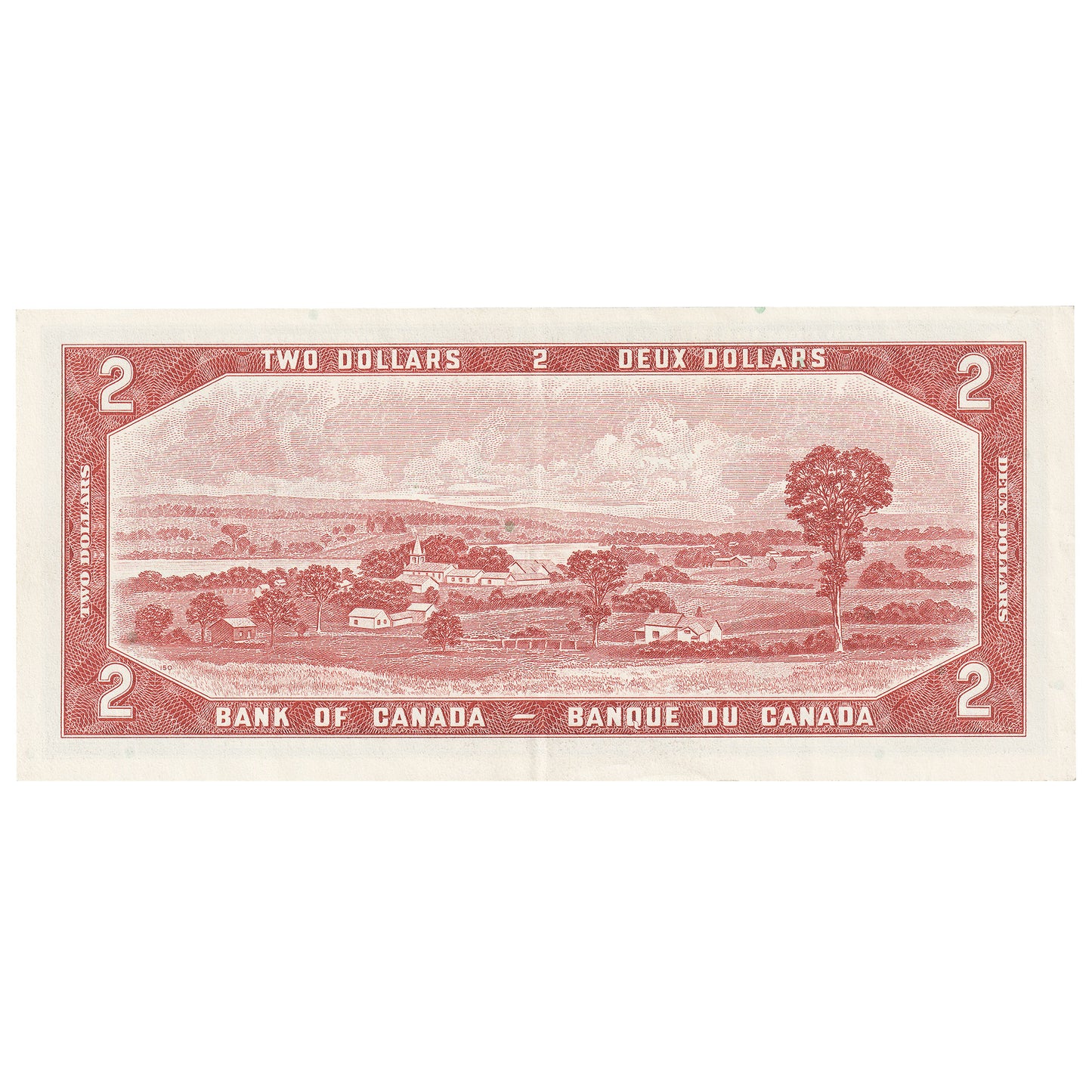 BC-38c 1954 Canada $2 Bouey-Rasminsky, A/G, Extra Fine (EF40)