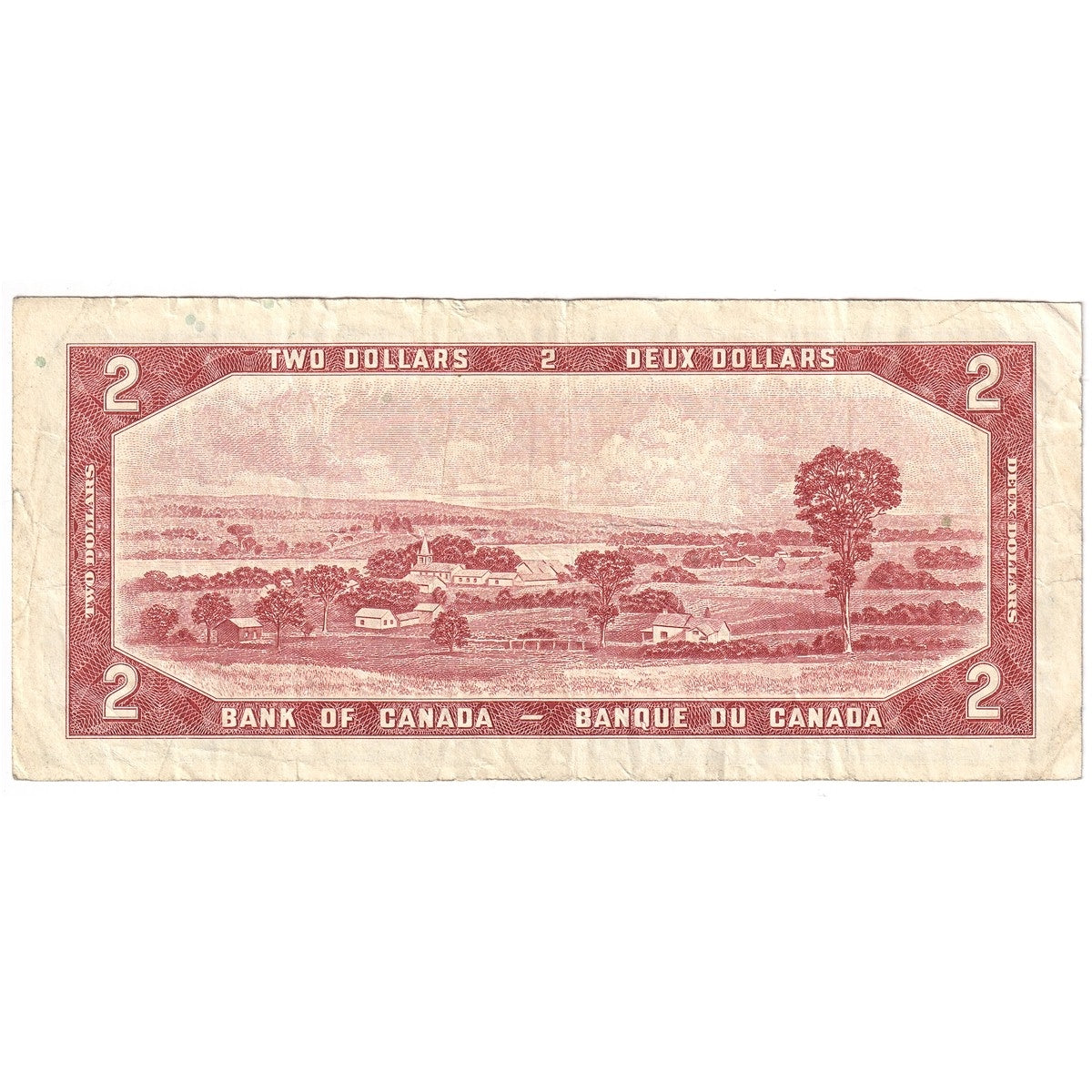 BC-38c 1954 Canada $2 Bouey-Rasminsky, L/G, F