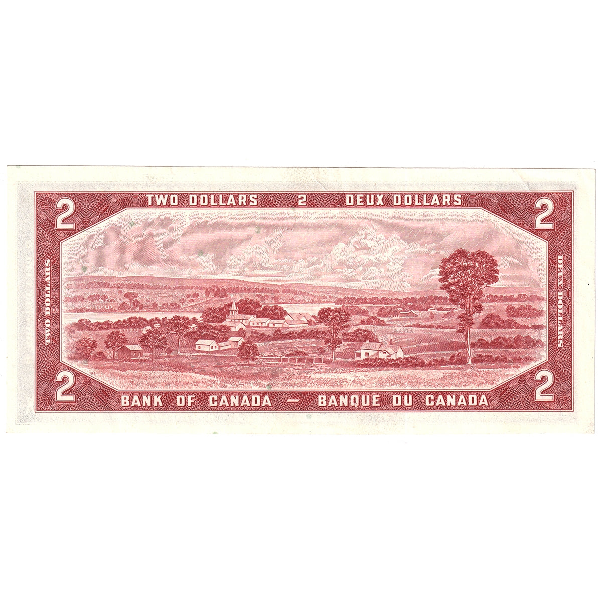BC-38d 1954 Canada $2 Lawson-Bouey, U/G, Almost Uncirculated (AU50)
