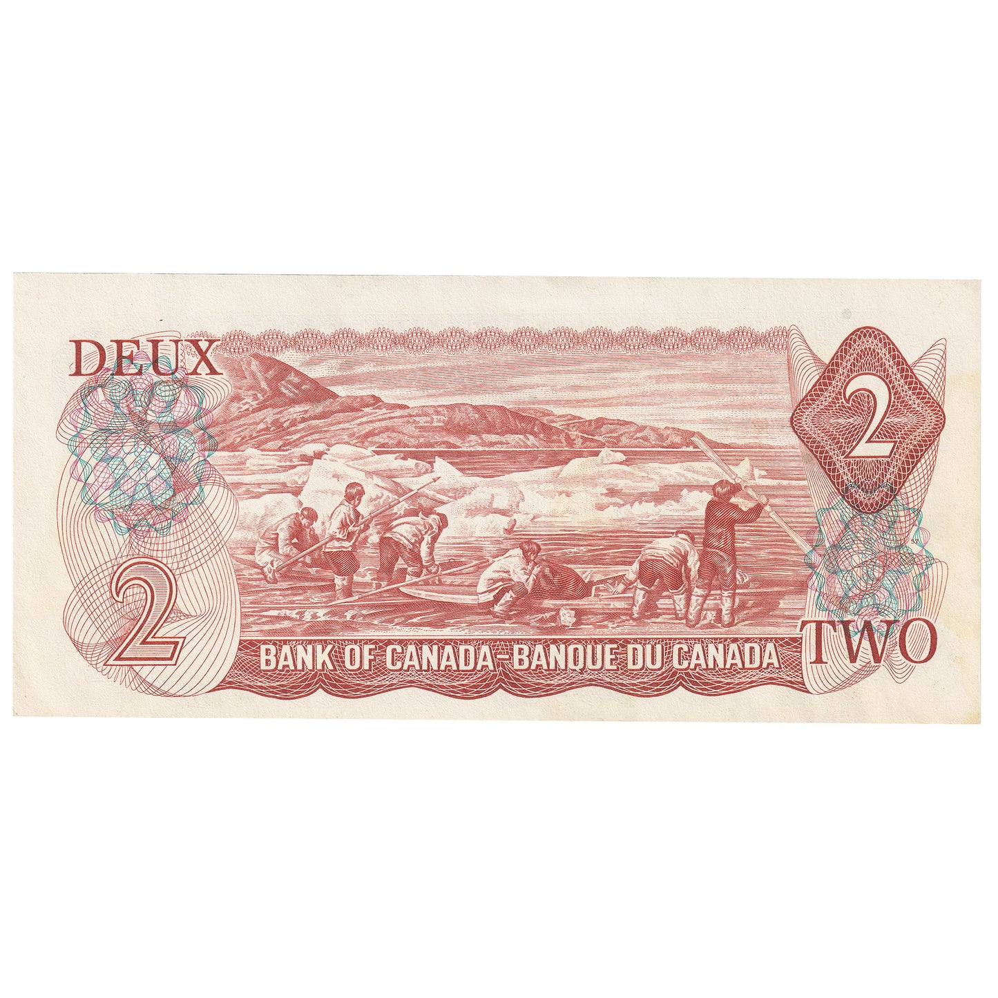 BC-47a 1974 Canada $2 Lawson-Bouey, RE, Almost Uncirculated (AU50)