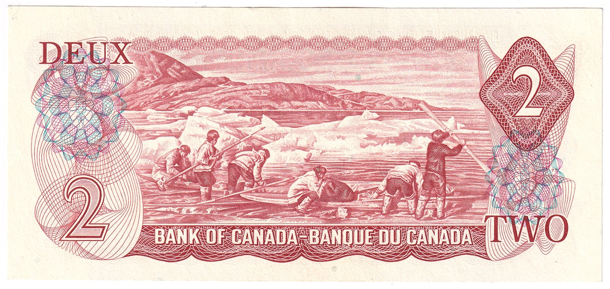 BC-47a 1974 Canada $2 Lawson-Bouey, RV, Uncirculated (MS60)