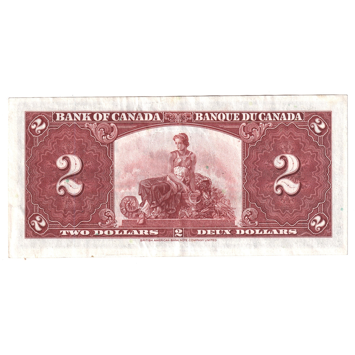 BC-22b 1937 Canada $2 Gordon-Towers, Z/B, EF-AU (EF45)