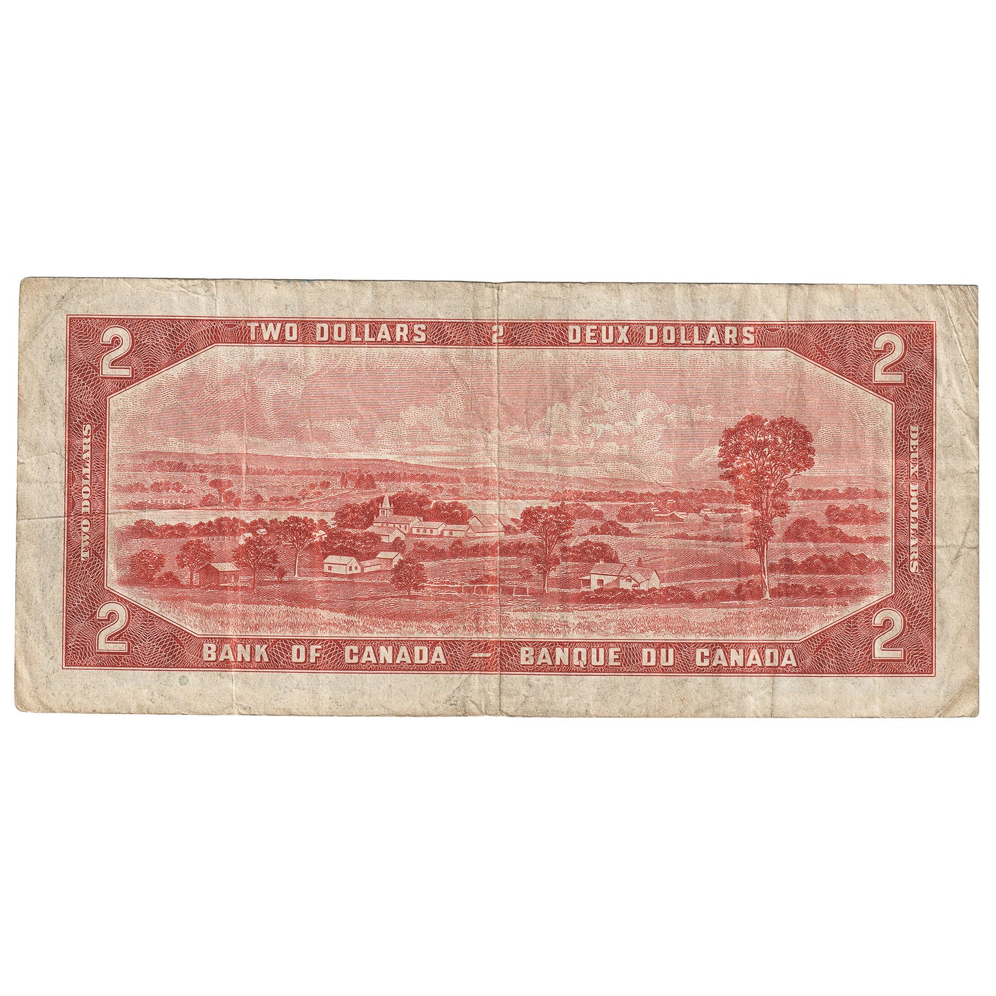 BC-30a 1954 Canada $2 Coyne-Towers, Devil's Face, D/B, F-VF