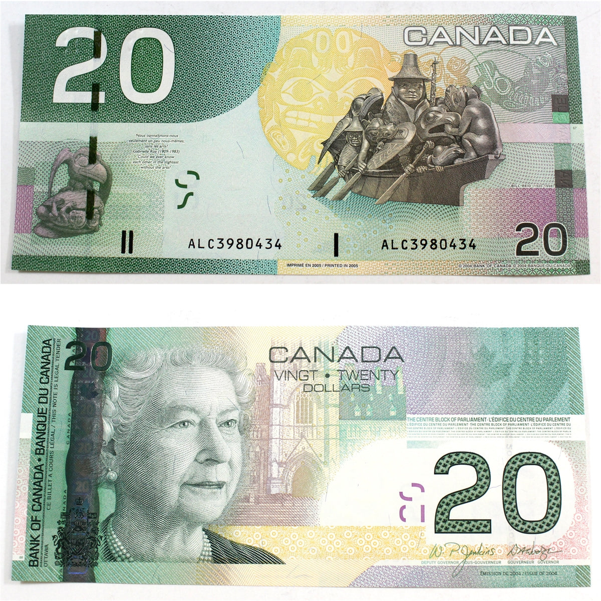 BC-64a 2005 Canada $20 Jenkins-Dodge, ALC, Uncirculated (MS60)