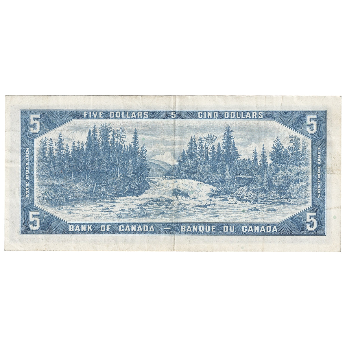 BC-39a 1954 Canada $5 Beattie-Coyne, P/C, VF-EF (VF30)