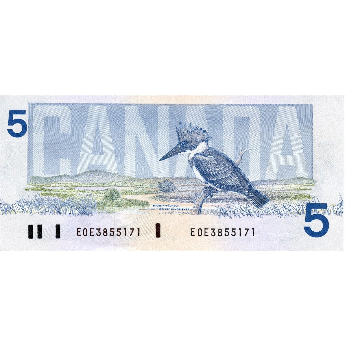 BC-56a 1986 Canada $5 Crow-Bouey, EOE, AU