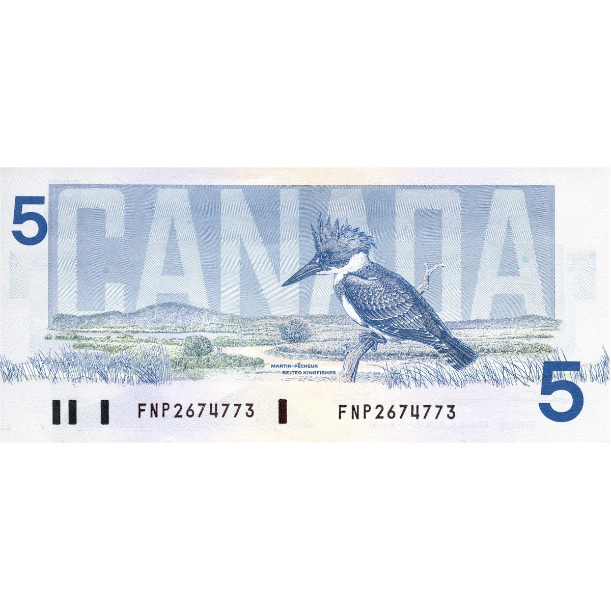 BC-56b 1986 Canada $5 Thiessen-Crow, FNP, AU-UNC (AU55)