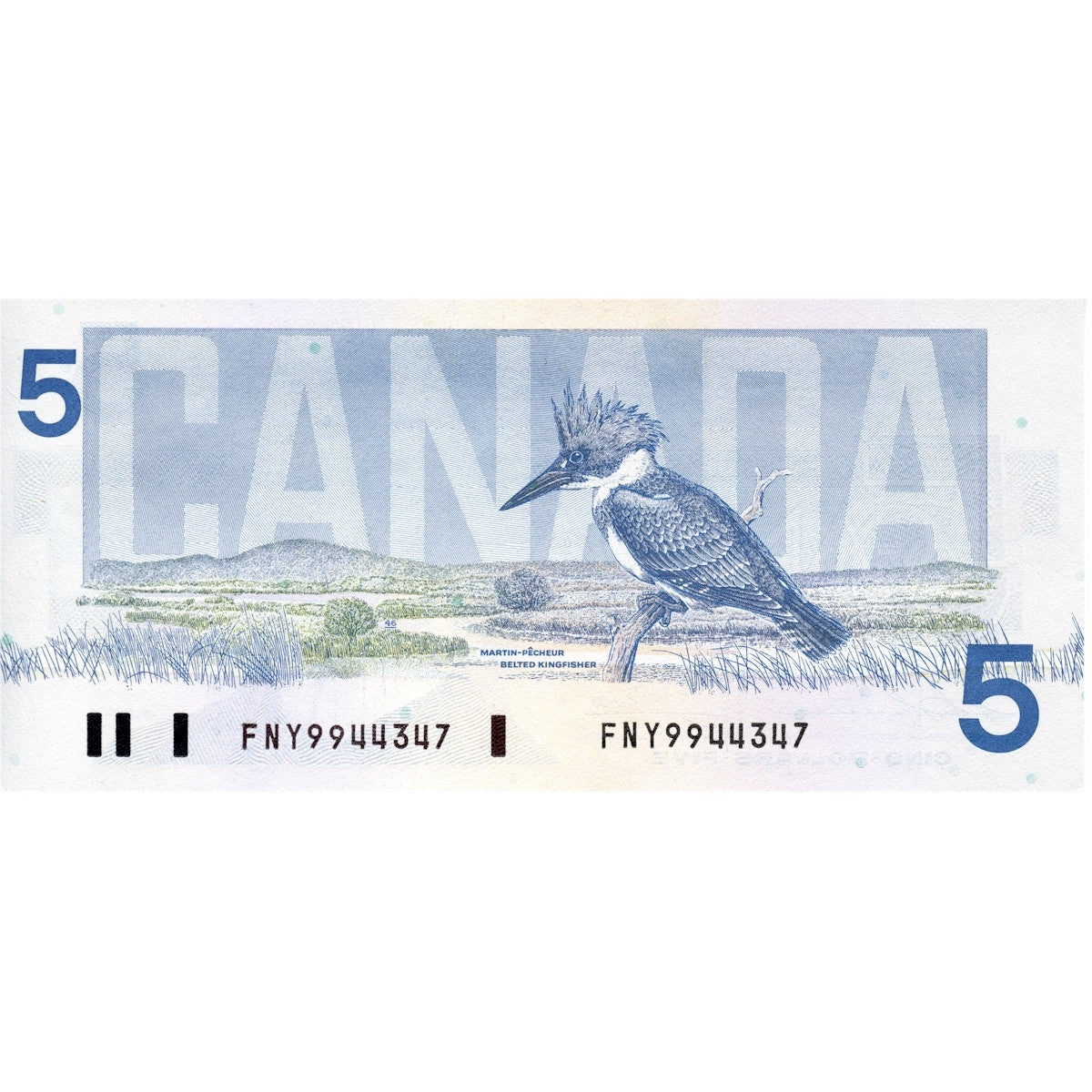BC-56b 1986 Canada $5 Thiessen-Crow, FNY, UNC