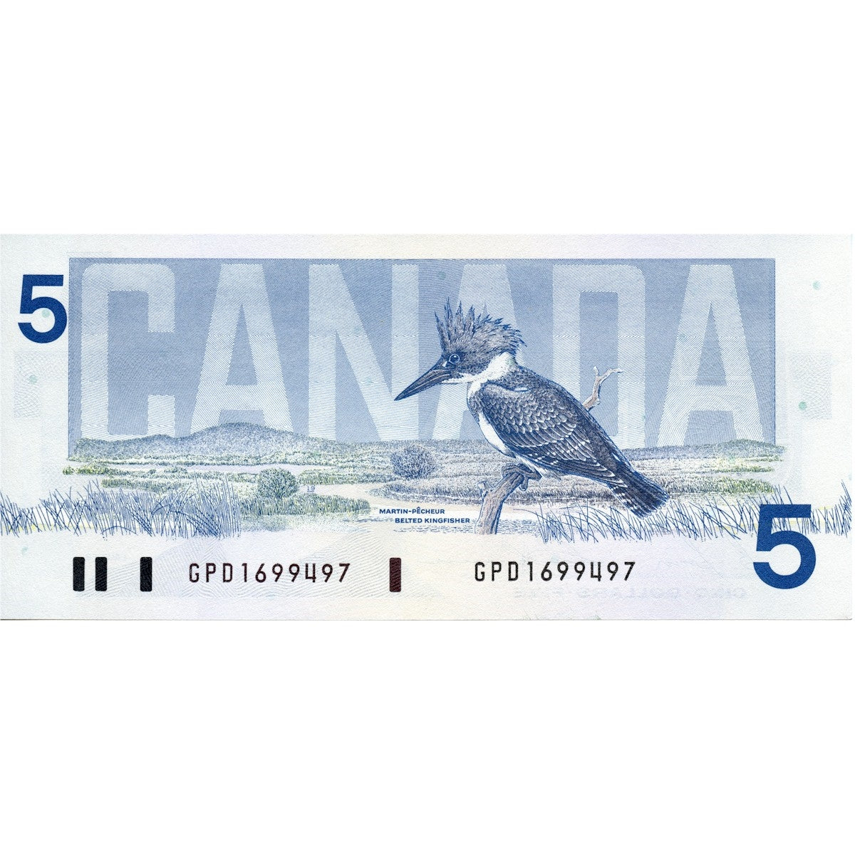 BC-56c 1986 Canada $5 Bonin-Thiessen, GPD, CUNC