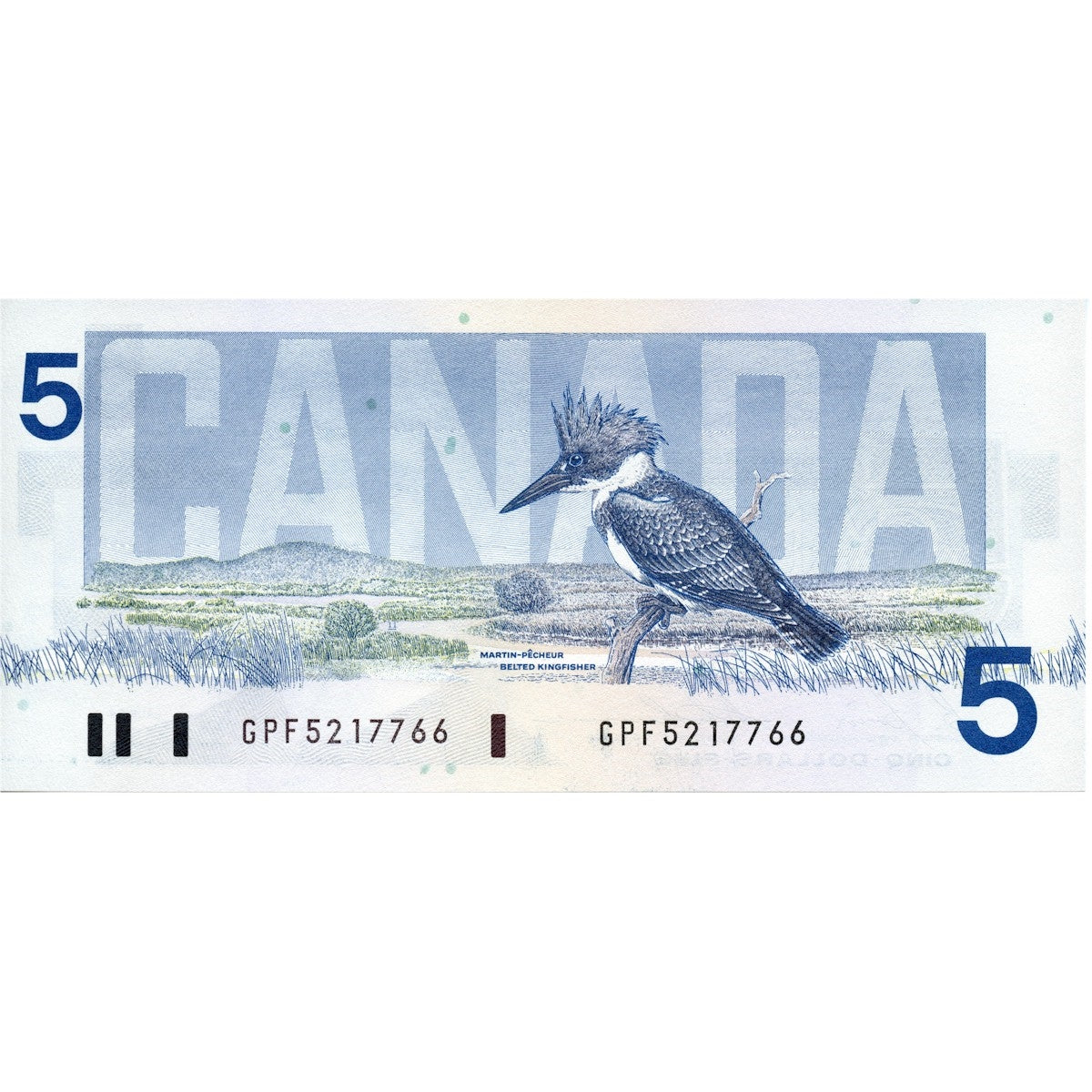BC-56c 1986 Canada $5 Bonin-Thiessen, GPF, Choice Uncirculated (CUNC63)