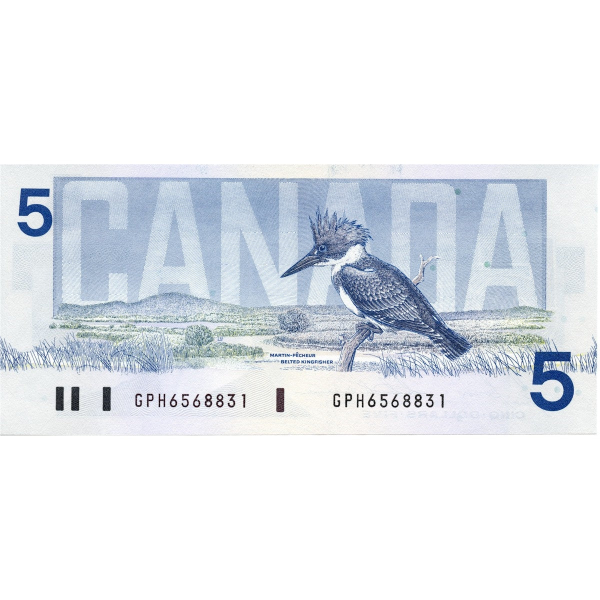 BC-56c 1986 Canada $5 Bonin-Thiessen, GPH, CUNC