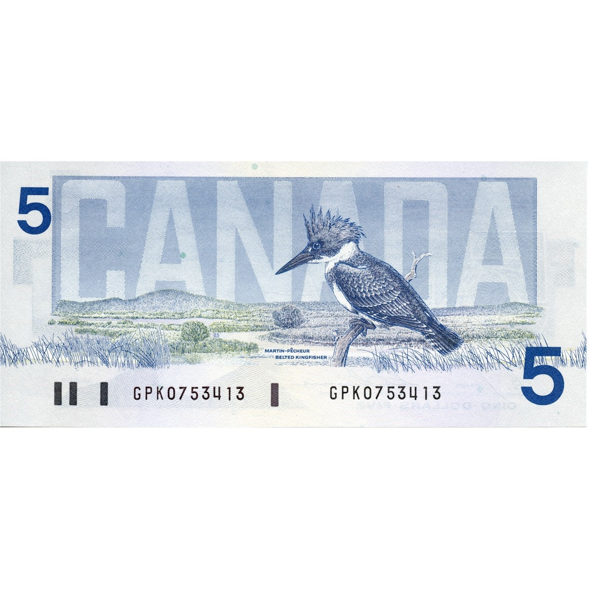 BC-56c 1986 Canada $5 Bonin-Thiessen, GPK, CUNC