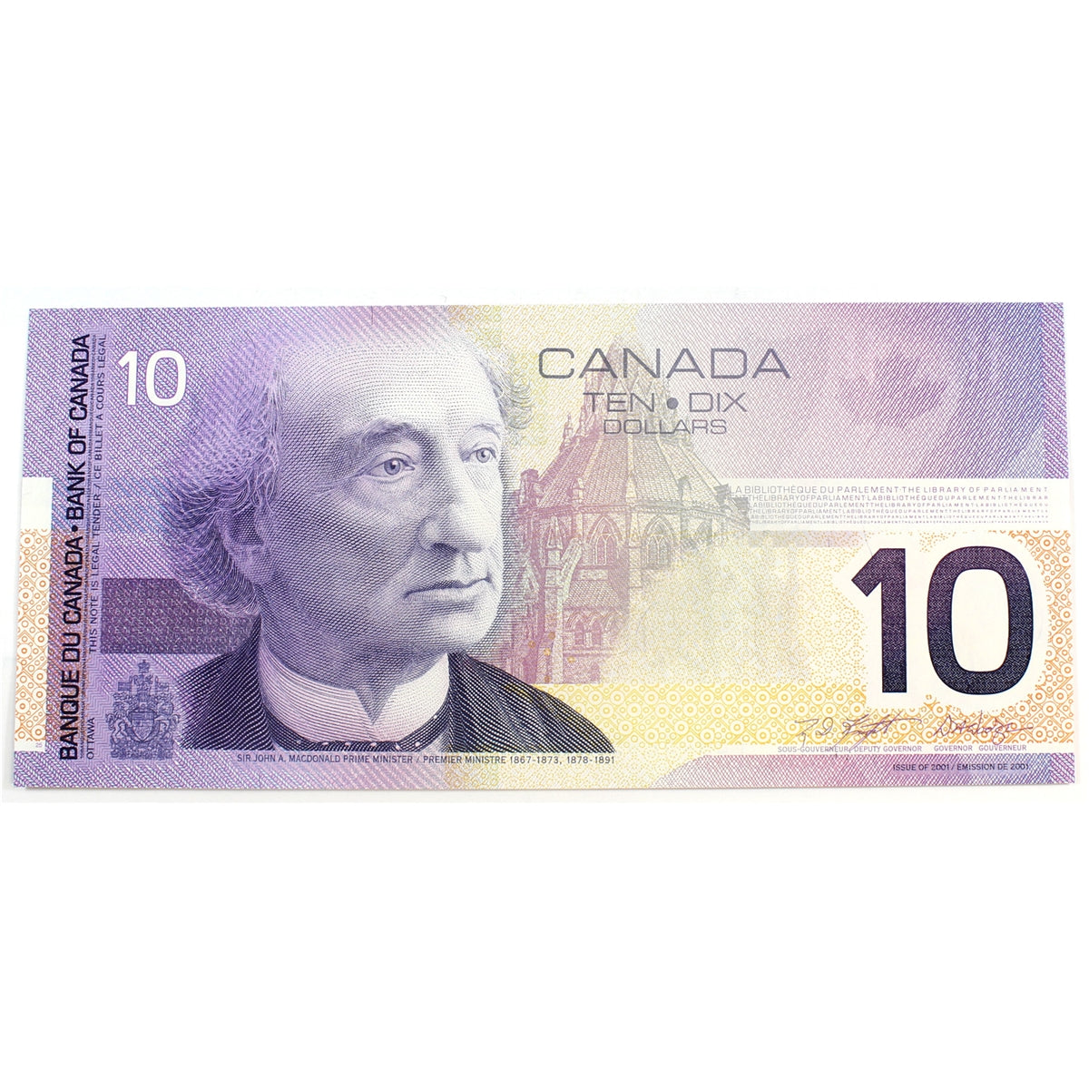 BC-63b 2002 Canada $10 Knight-Dodge, FEM, CUNC