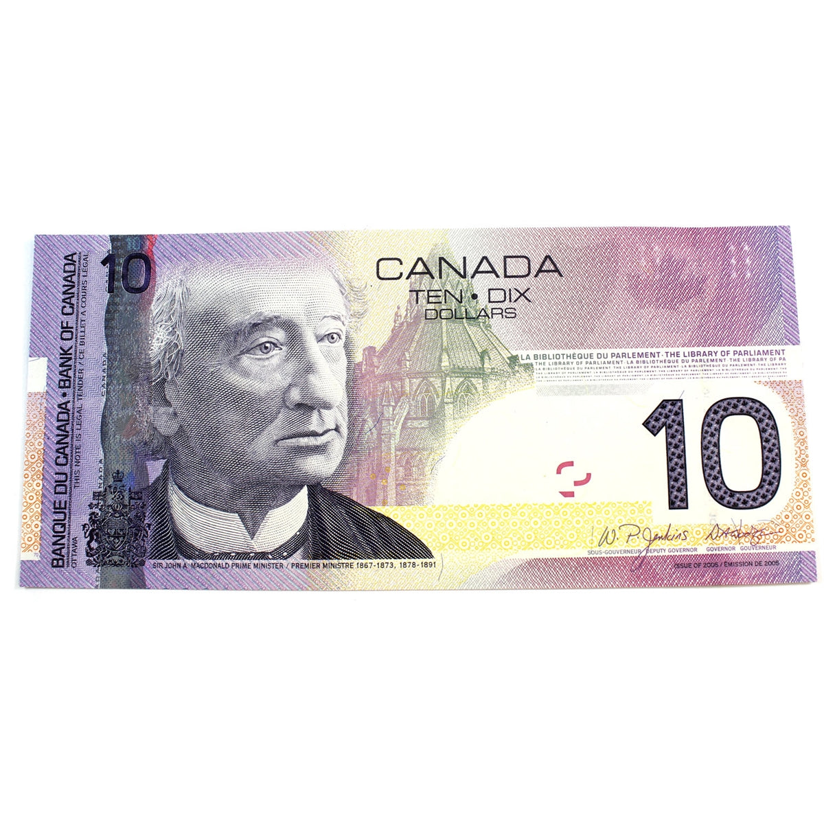 BC-68a 2007 Canada $10 Jenkins-Dodge, BTU, Uncirculated (MS60)