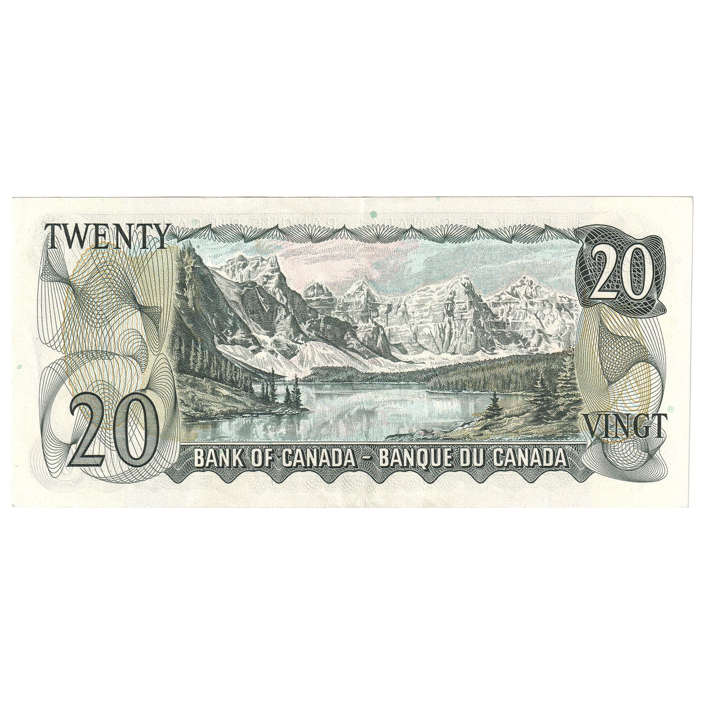BC-50a 1969 Canada $20 Beattie-Rasminsky, EK, Almost Uncirculated (AU50)