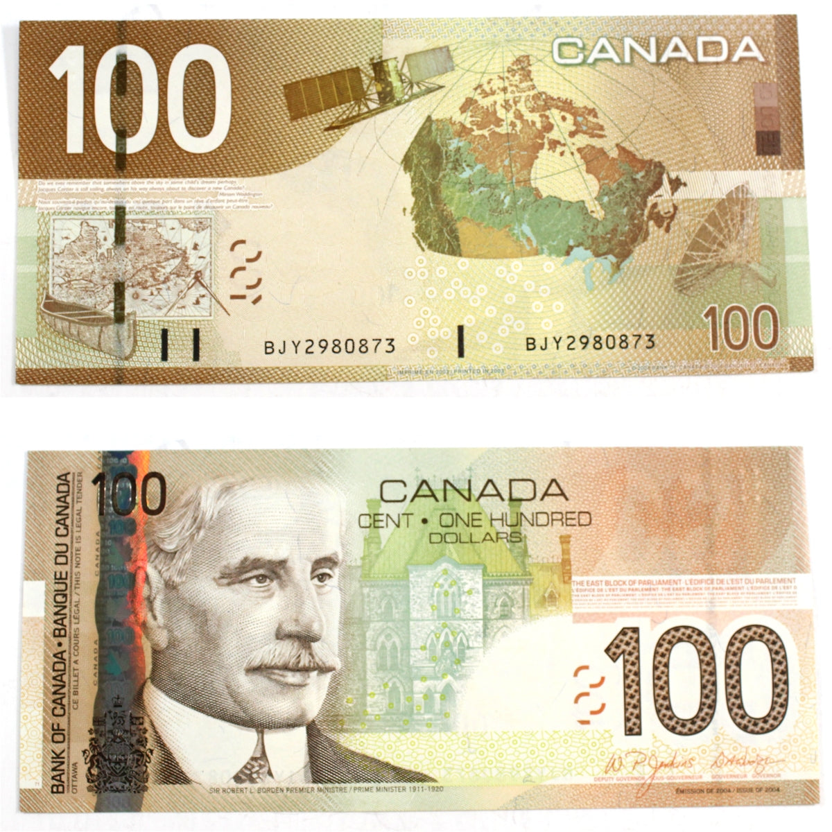 BC-66a 2003 Canada $100 Jenkins-Dodge, BJY, Uncirculated (MS60)