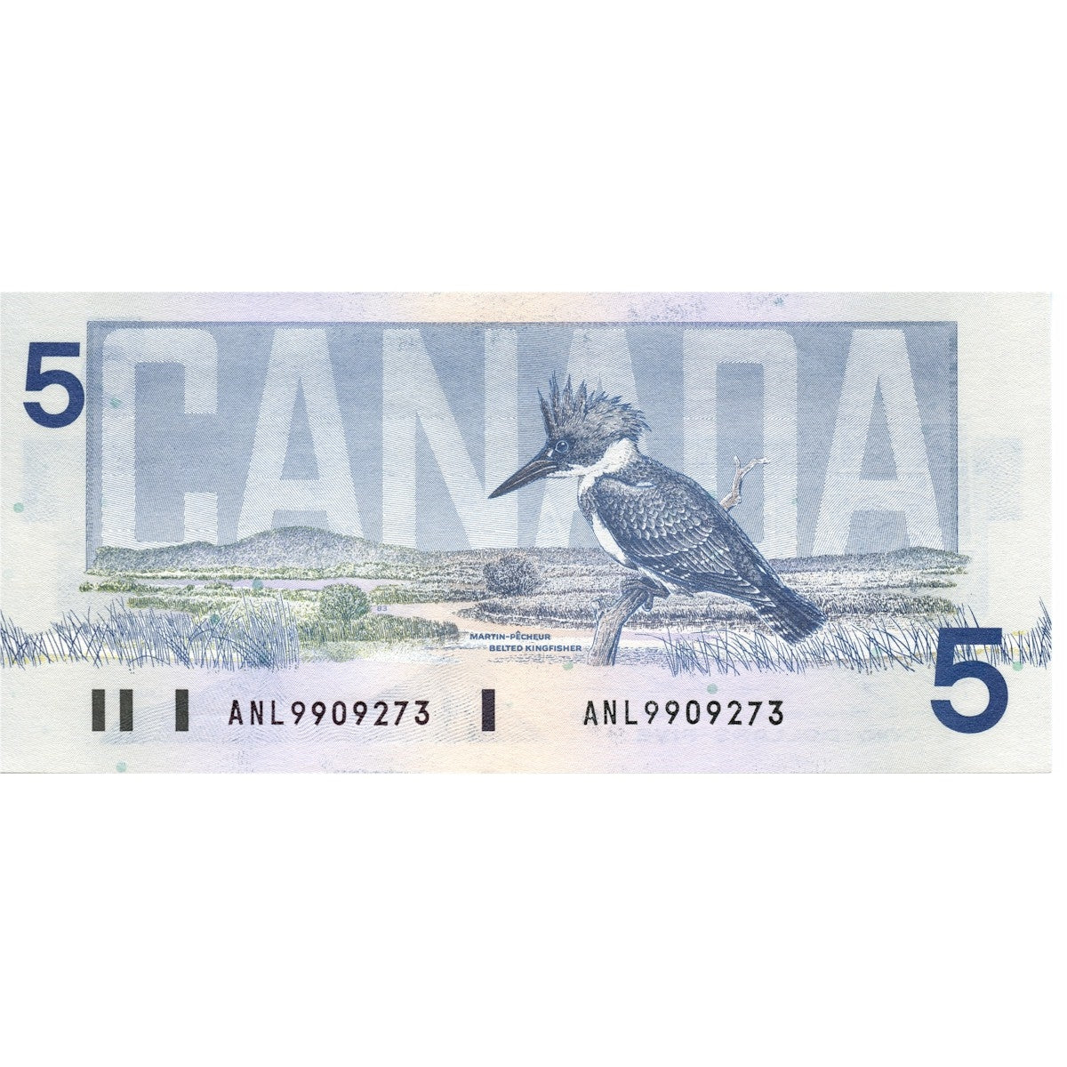 BC-56d 1986 Canada $5 Knight-Thiessen, ANL, AU-UNC (AU55)