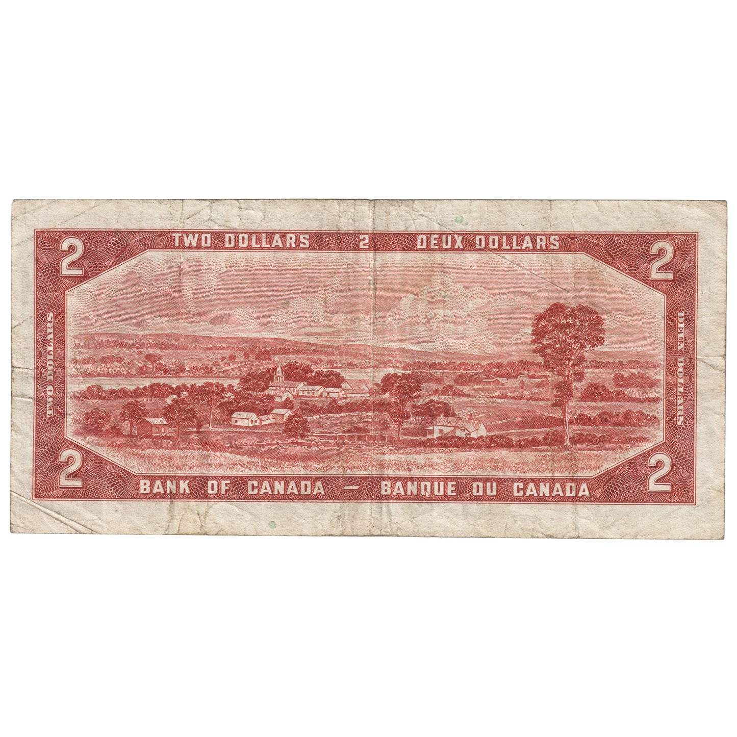 BC-38a 1954 Canada $2 Beattie-Coyne, L/B, F