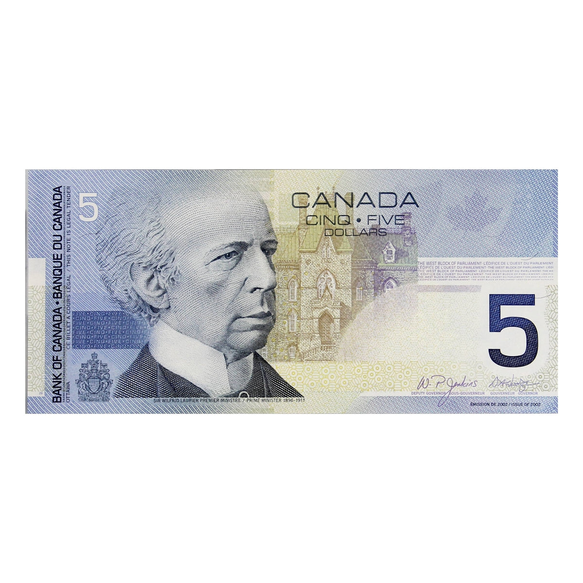 BC-62b 2004 Canada $5 Jenkins-Dodge, HNP, Uncirculated (MS60)
