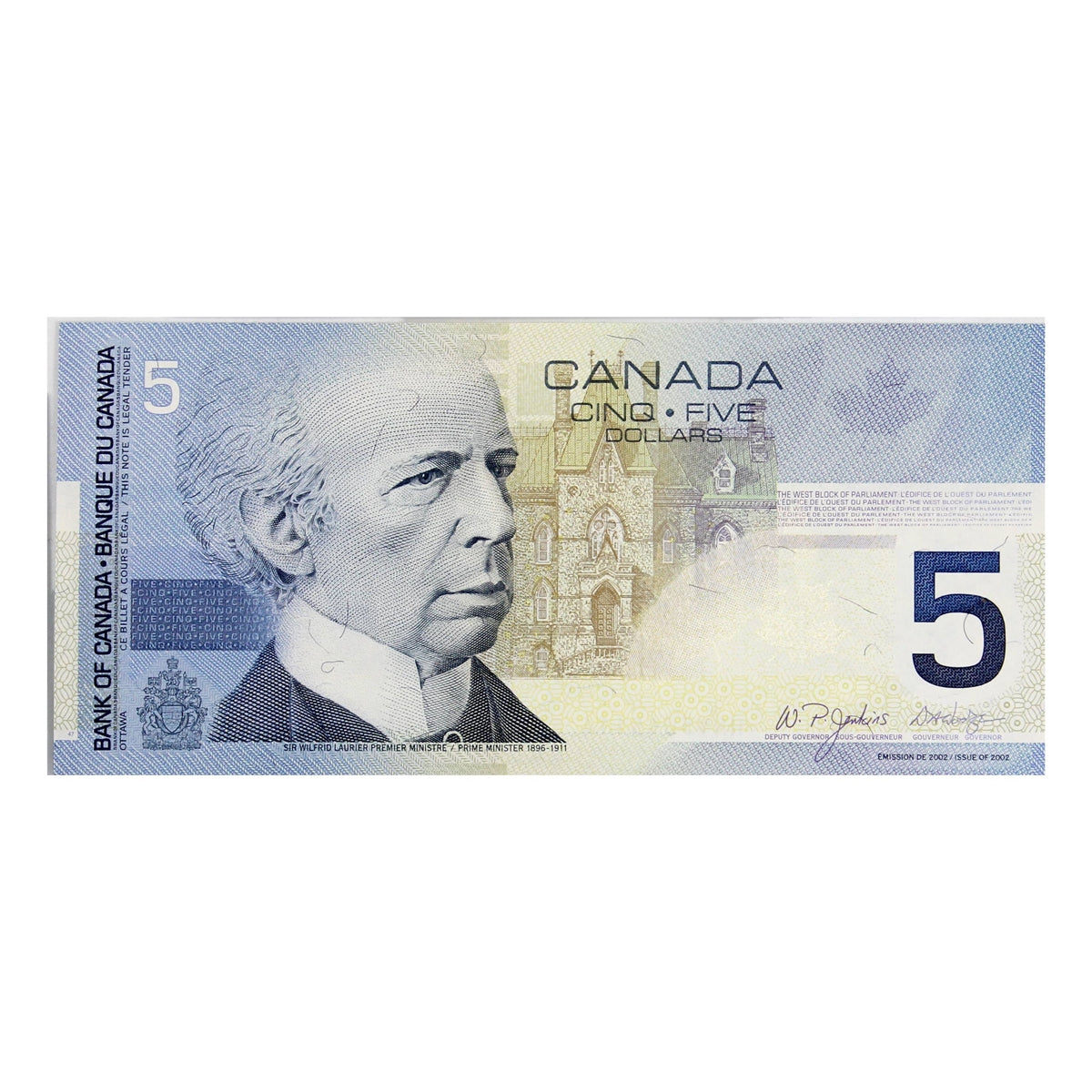 BC-62b 2004 Canada $5 Jenkins-Dodge, HNY, UNC
