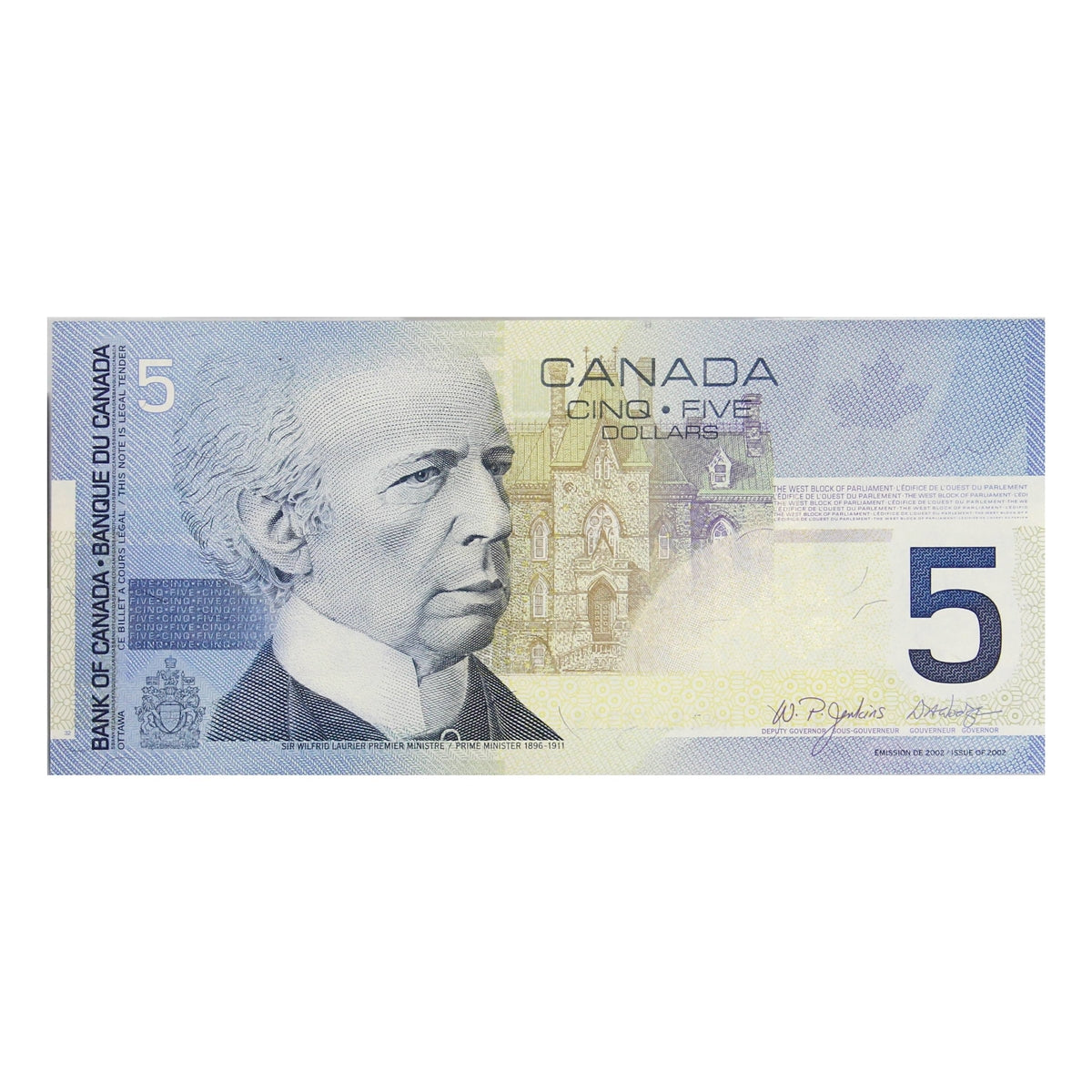 BC-62b 2004 Canada $5 Jenkins-Dodge, HNZ, Choice Uncirculated (CUNC63)